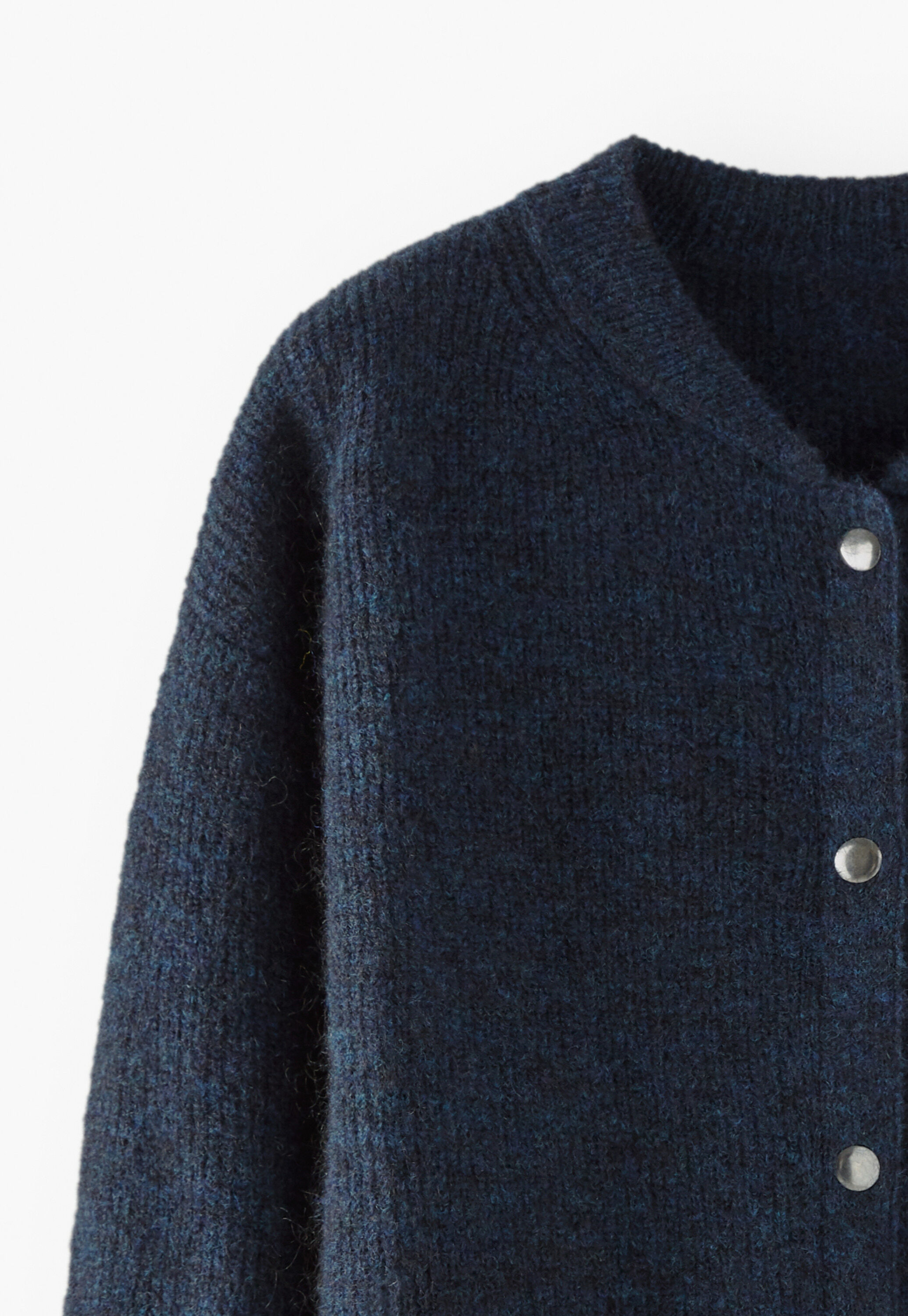 Rib-stitch bomber jacket