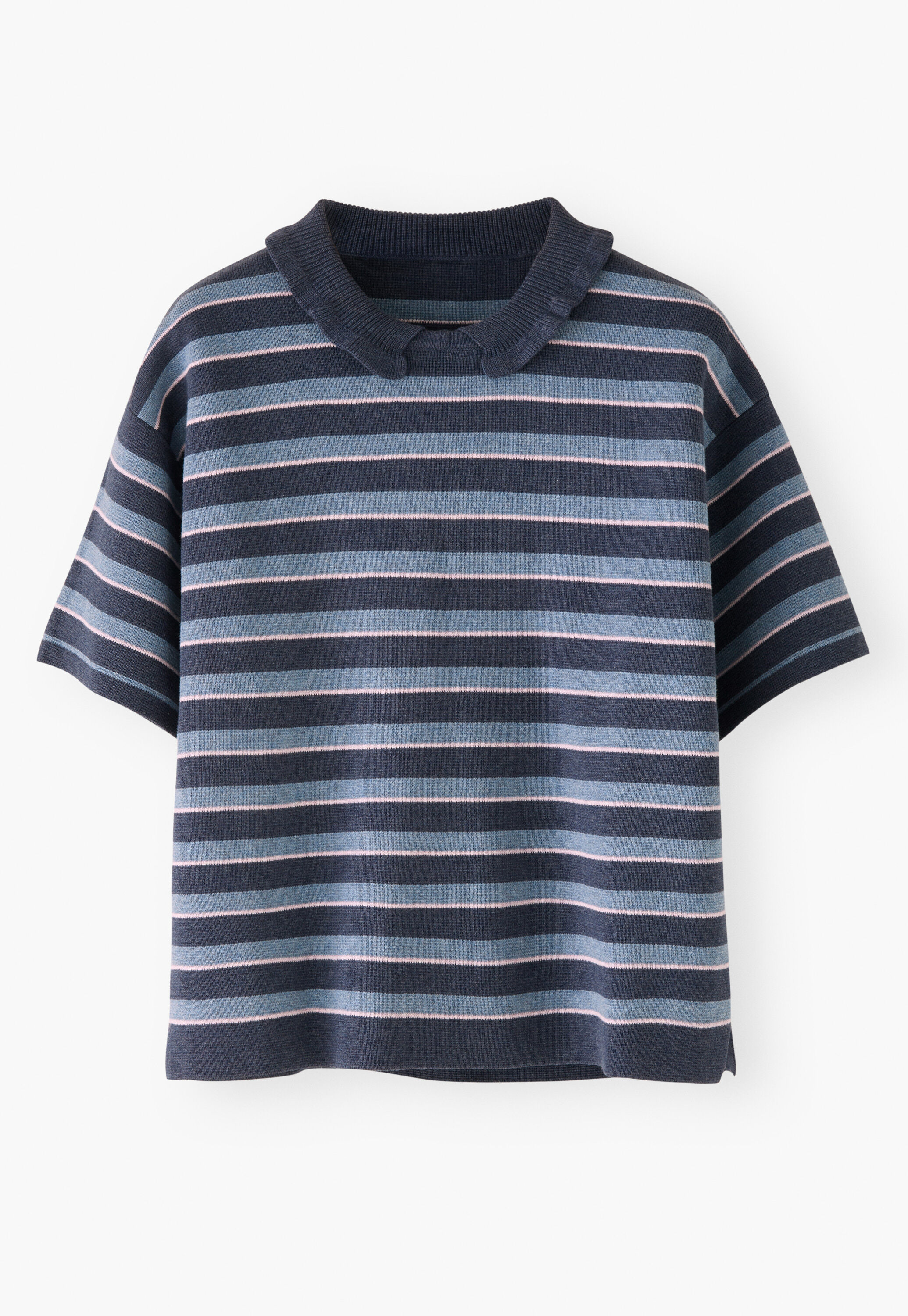 Stripe collared sweater