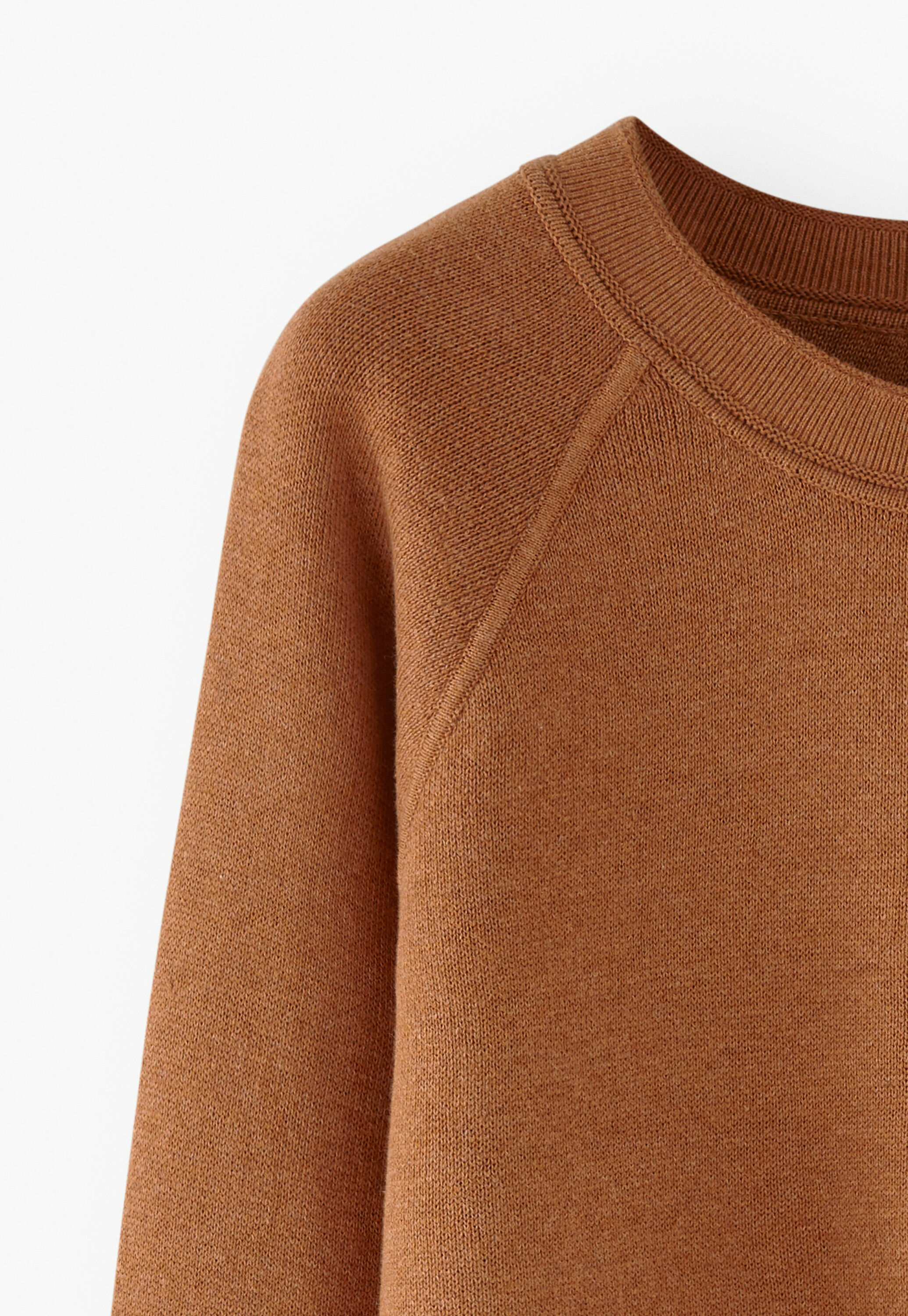 Raglan sweater, Cinnamon, large