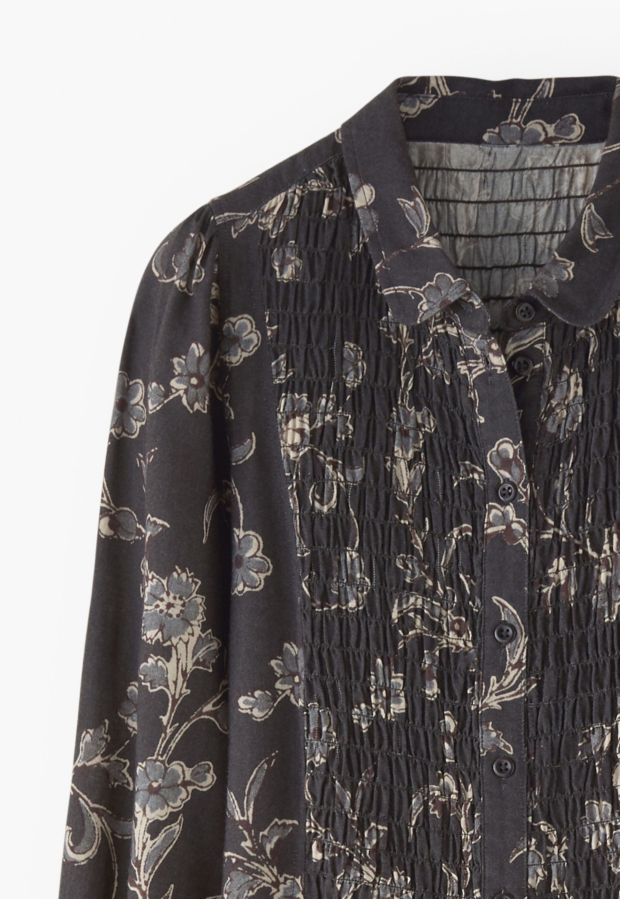 Printed dress, Monochrome, large