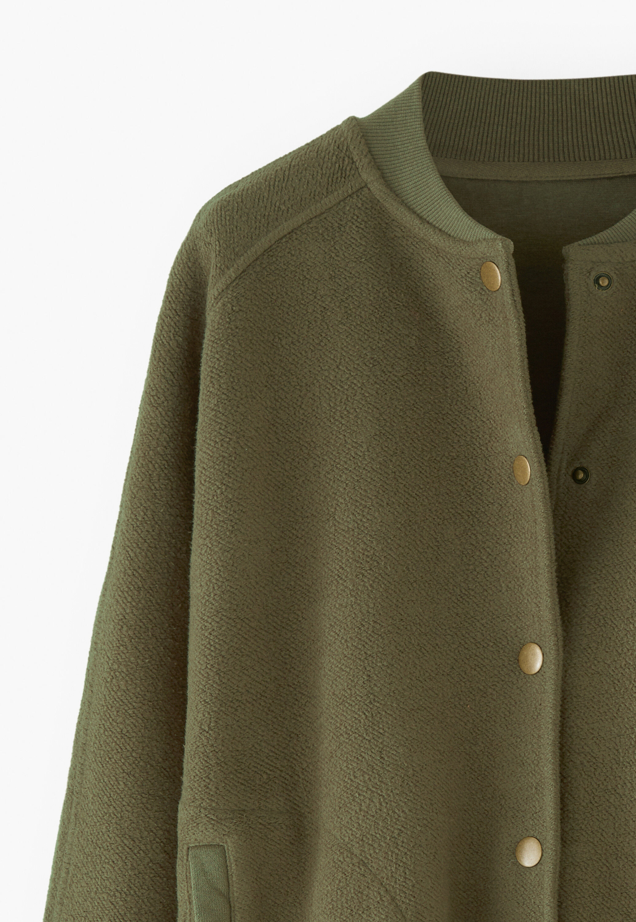Jersey jacket, Moss, large