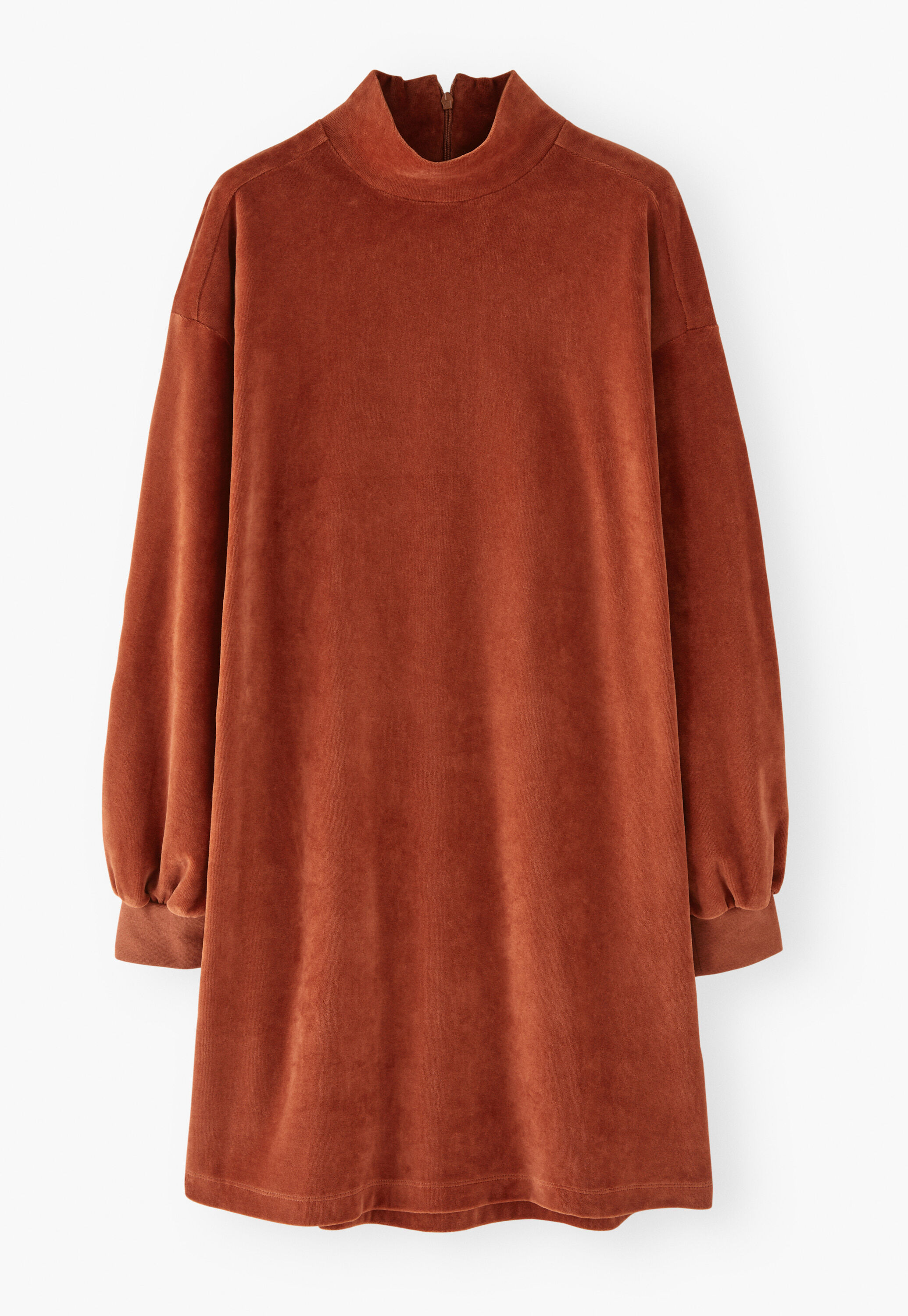 Jersey sweatshirt dress, Chilli, large