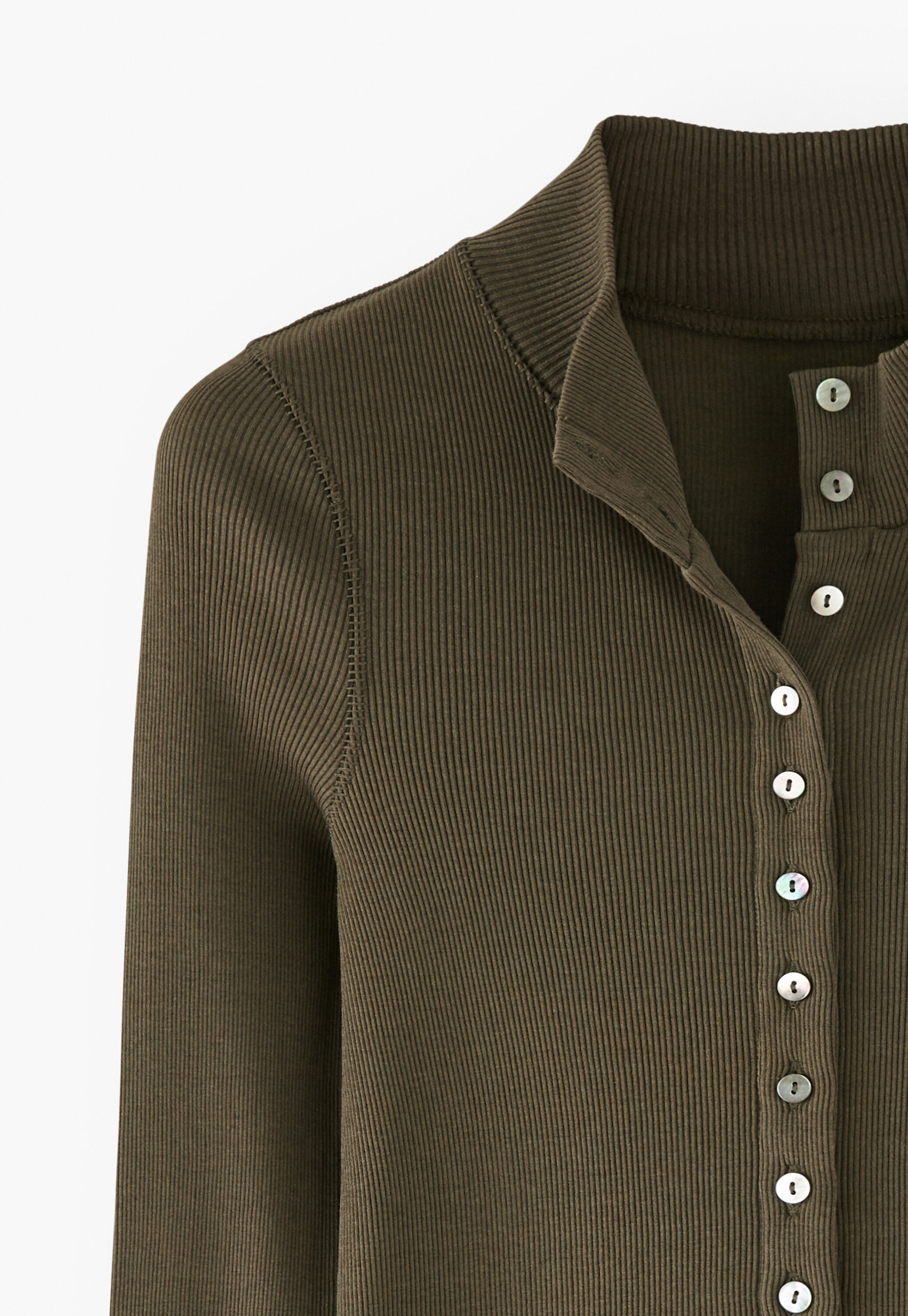 Button-through top