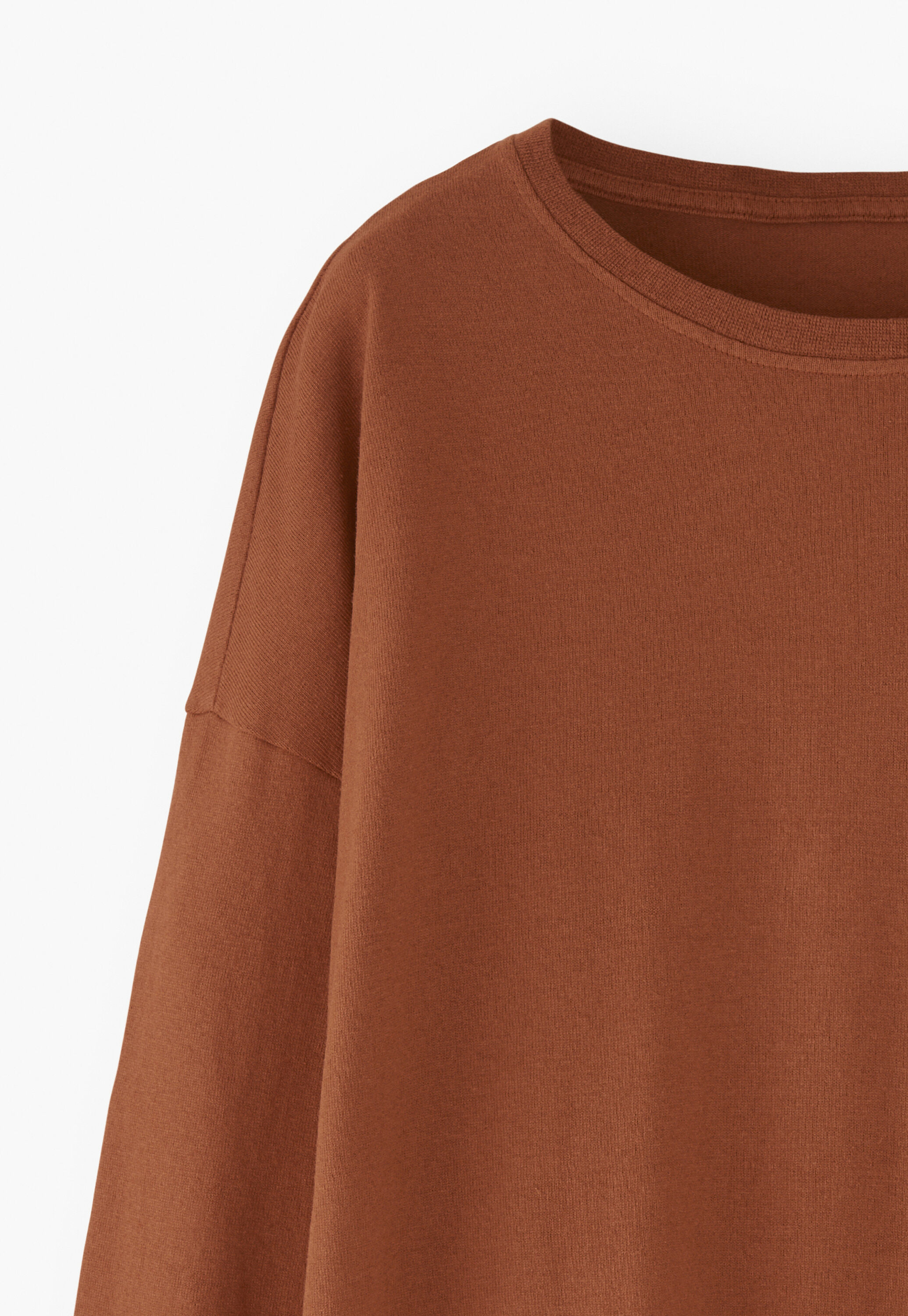 Drop-shoulder top