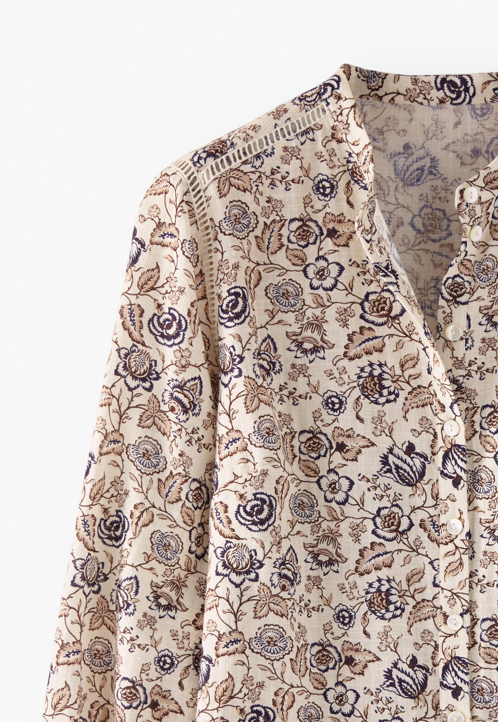 Printed maxi-skirt