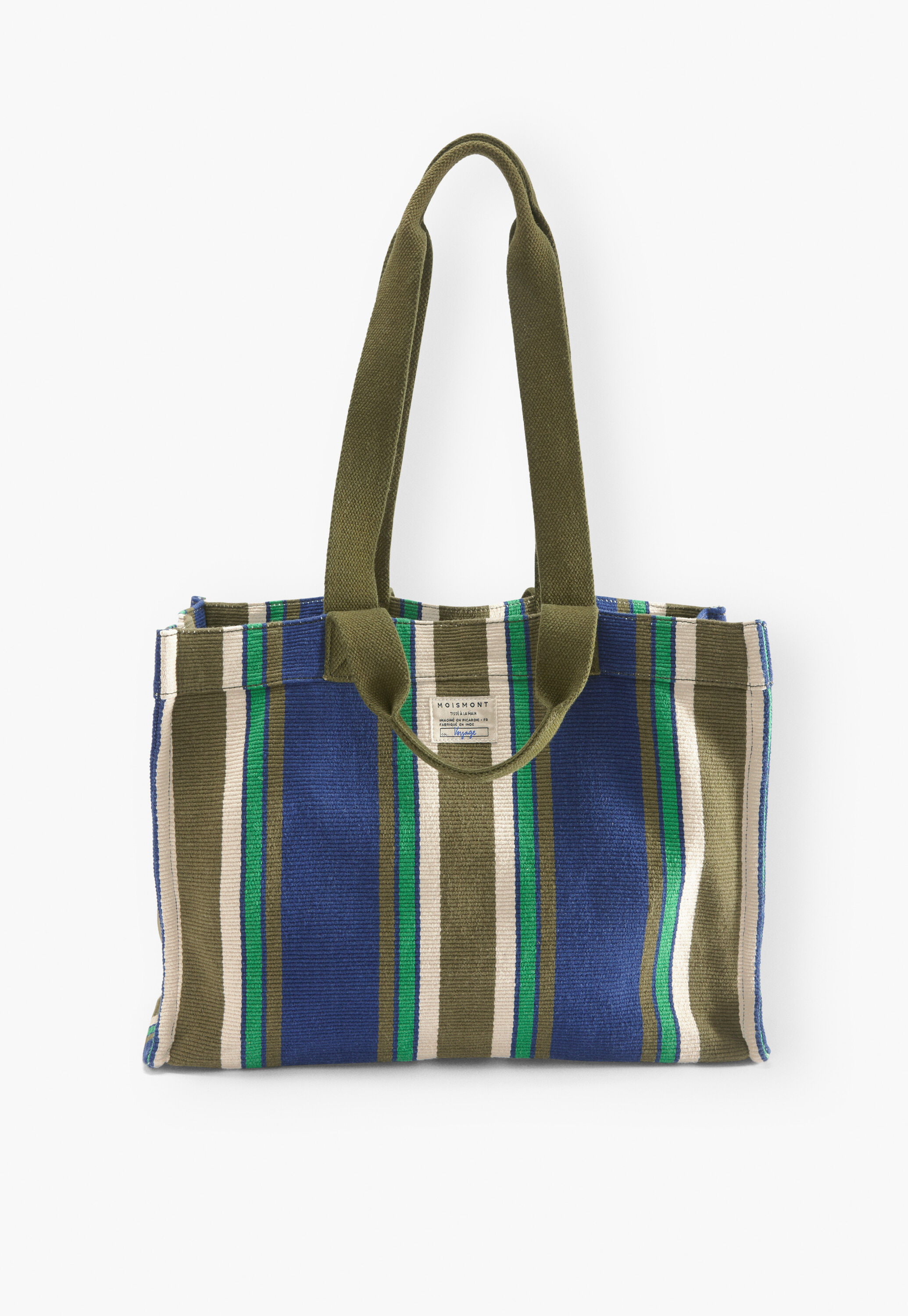 Large striped bag