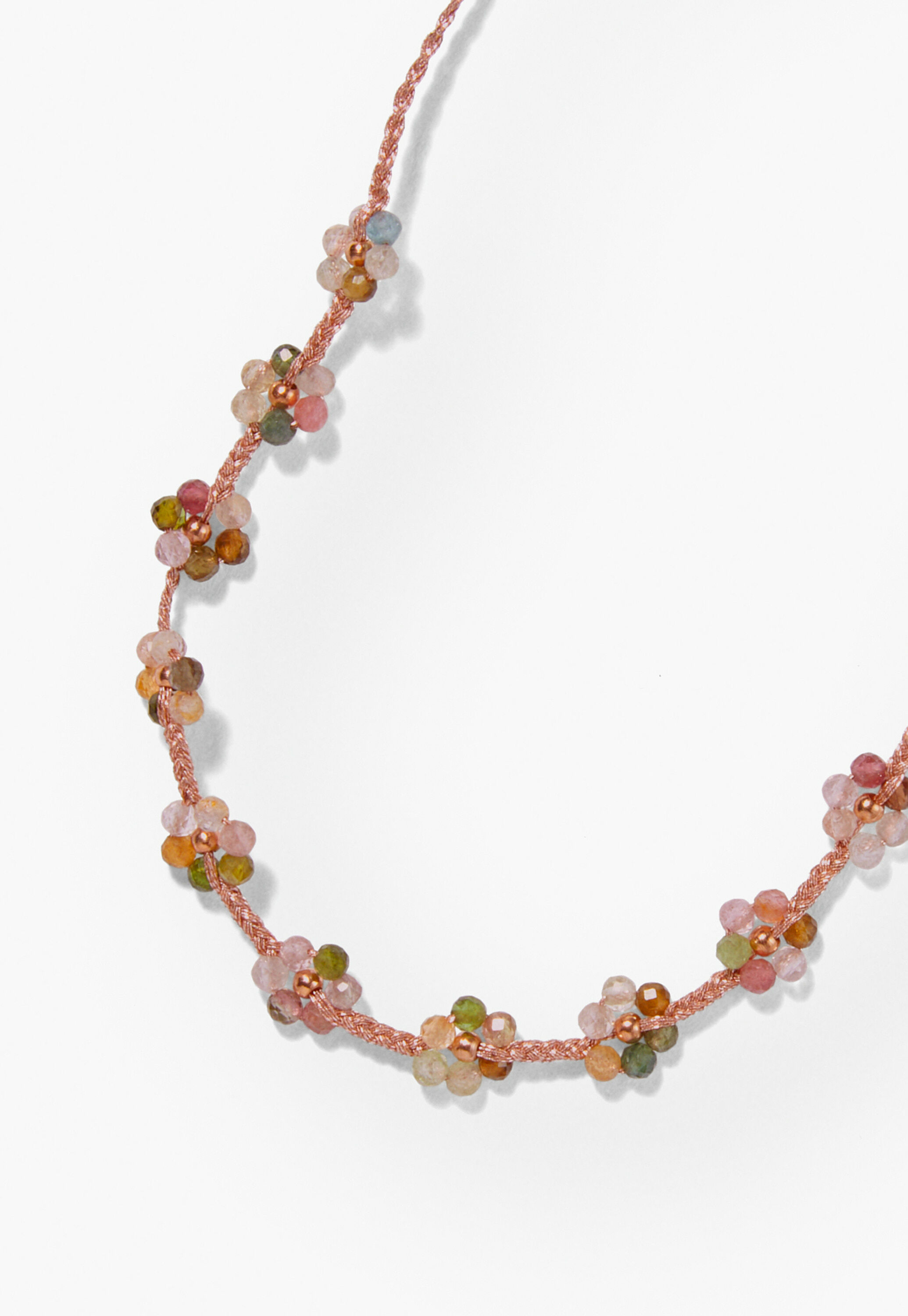 Beaded flower bracelet