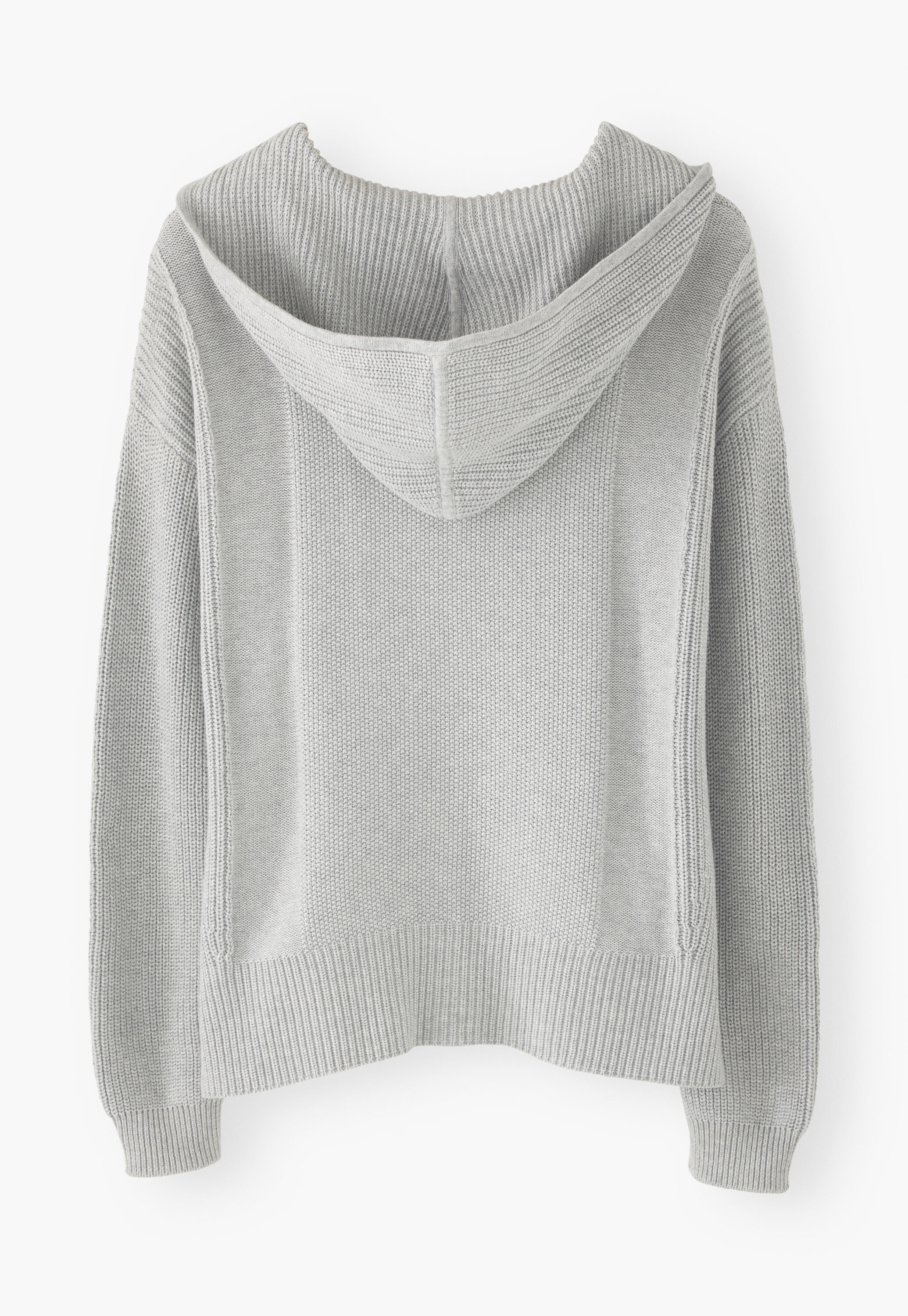 Knitted hoodie