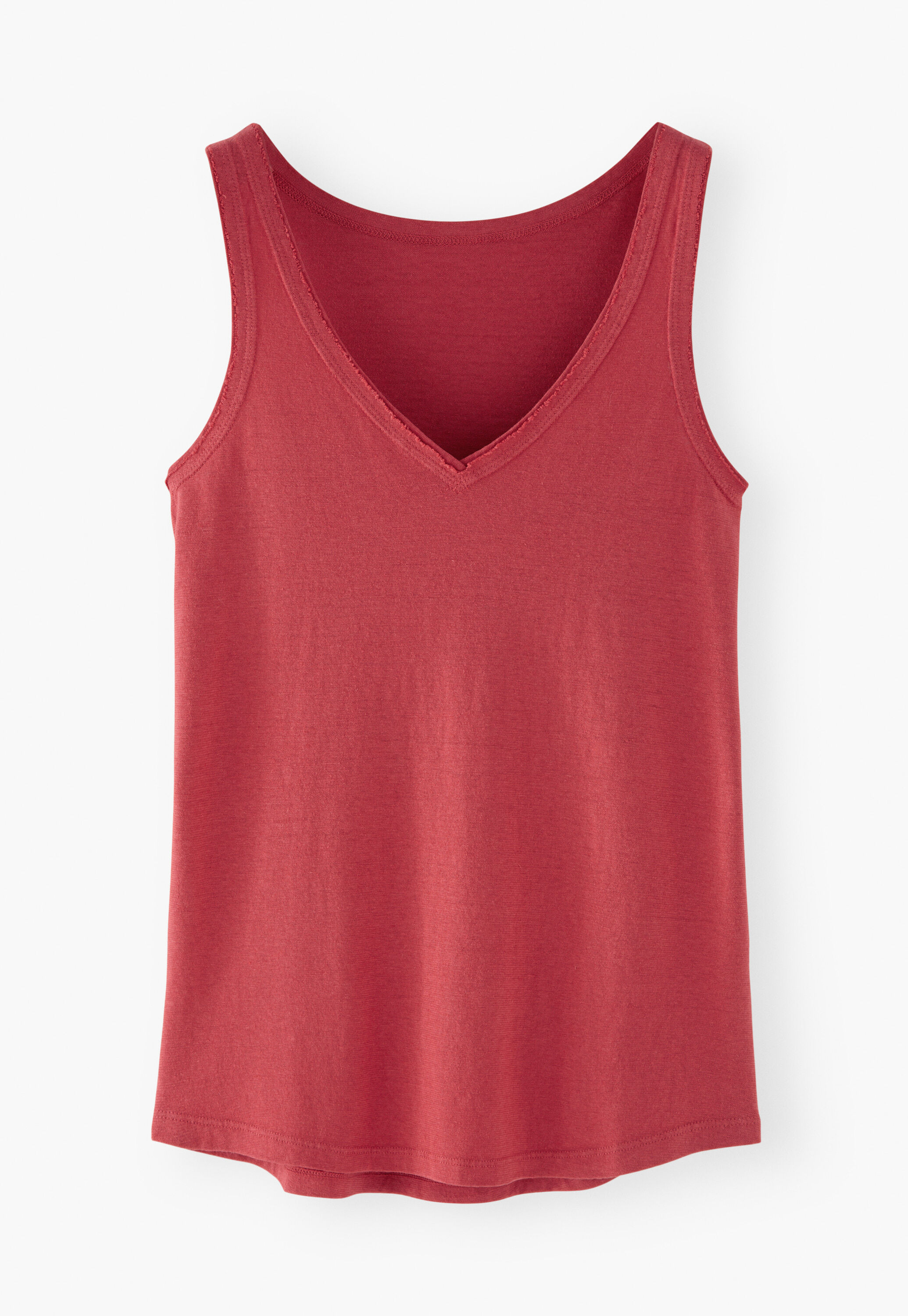V-neck jersey vest