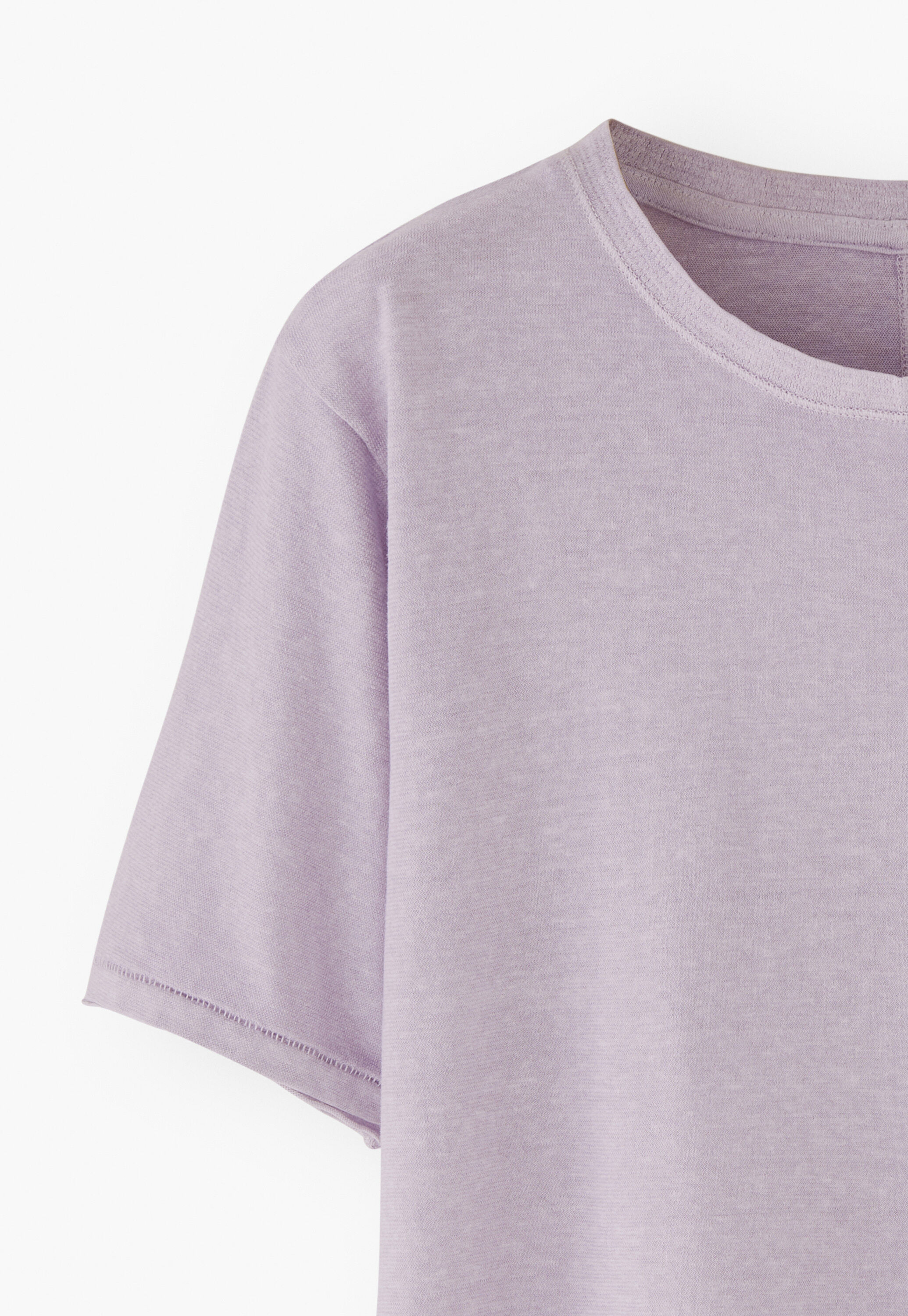 Boxy T-shirt, Lilac mist, large