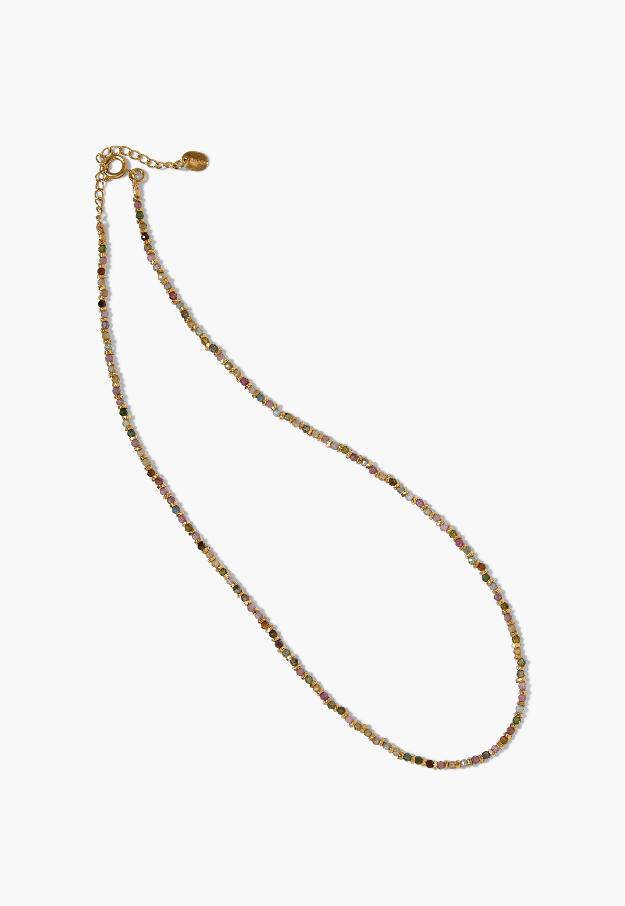 Tourmaline beaded necklace