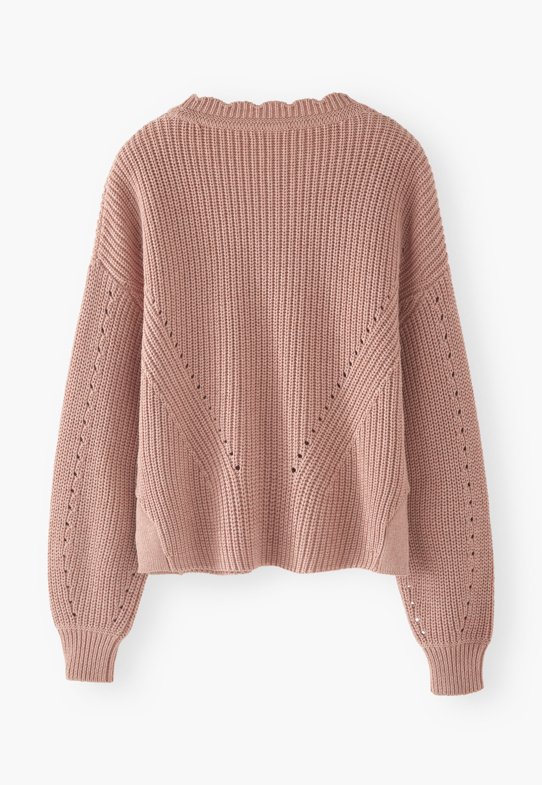 Rib-stitch sweater