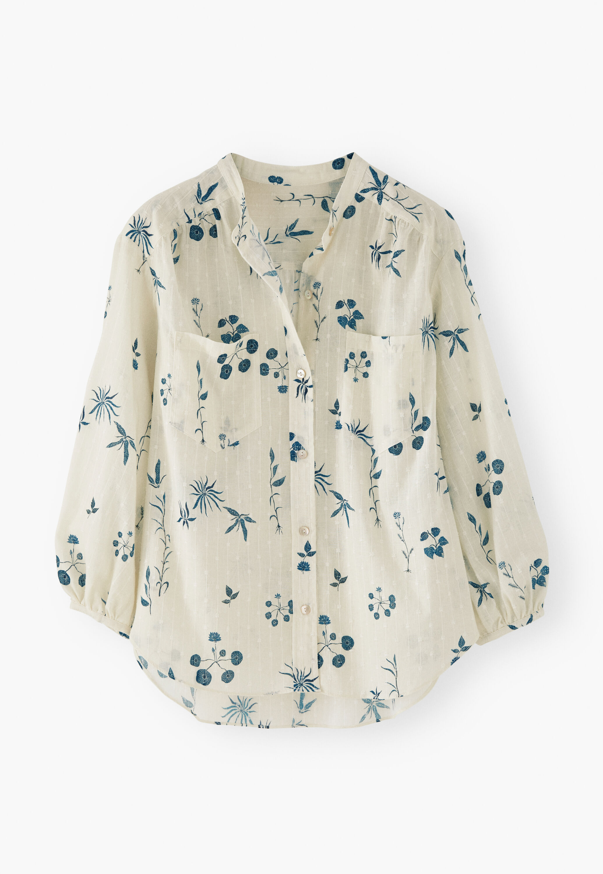 Printed boyfriend shirt