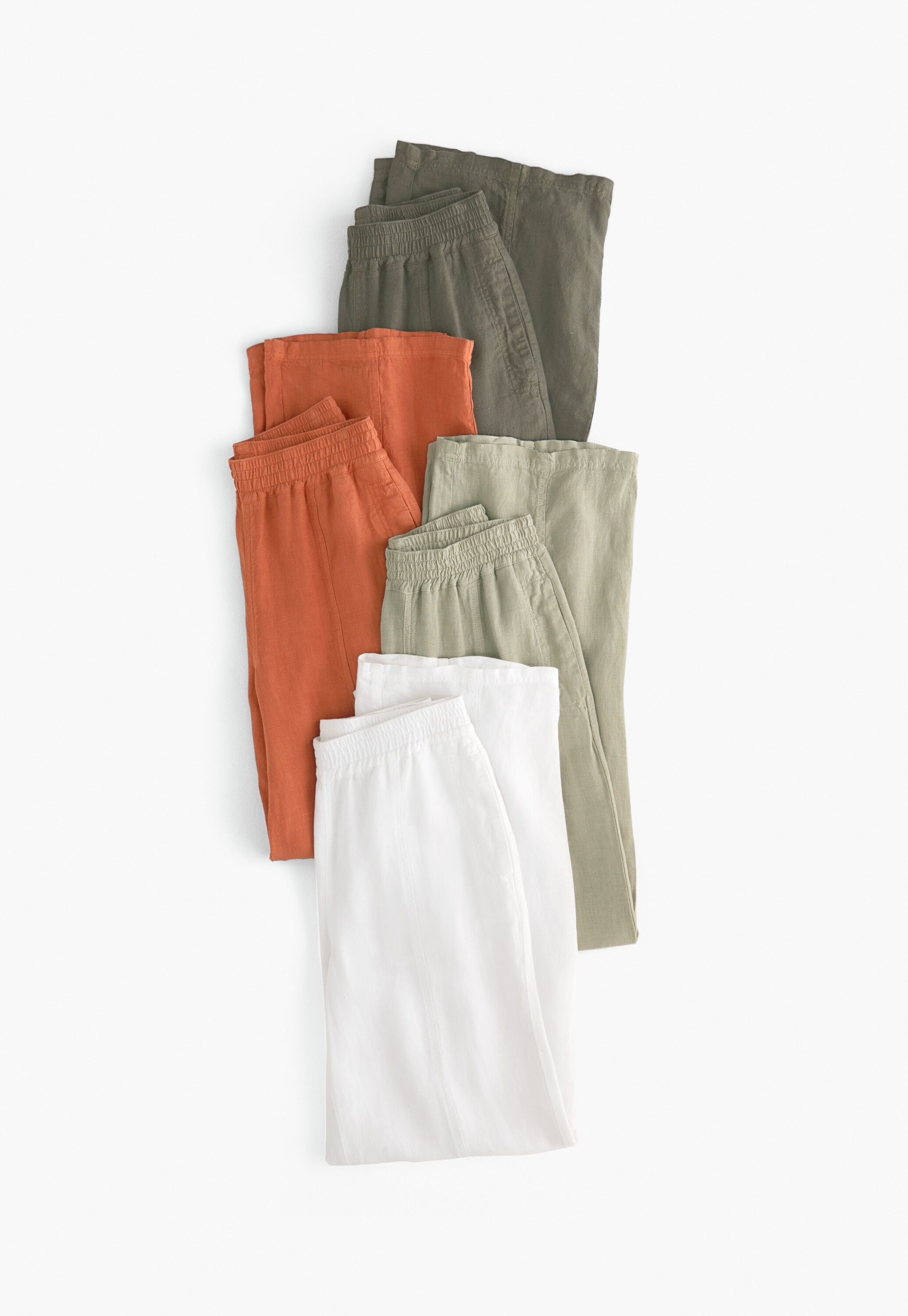 Wide-leg cord trousers