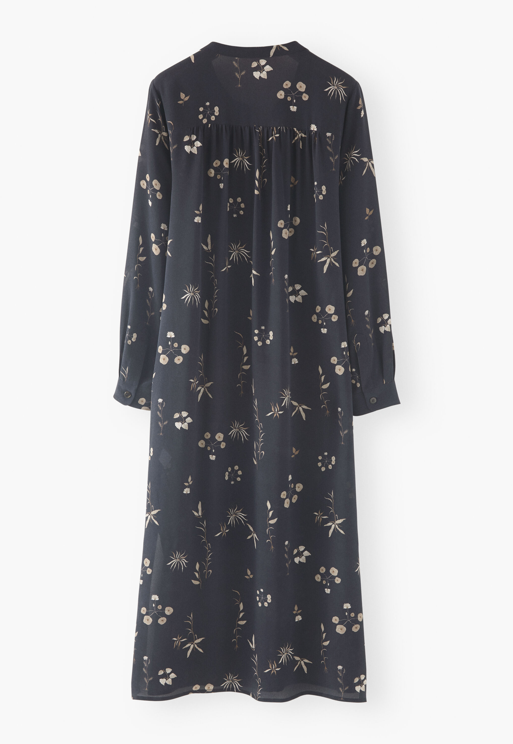 Printed shirtdress