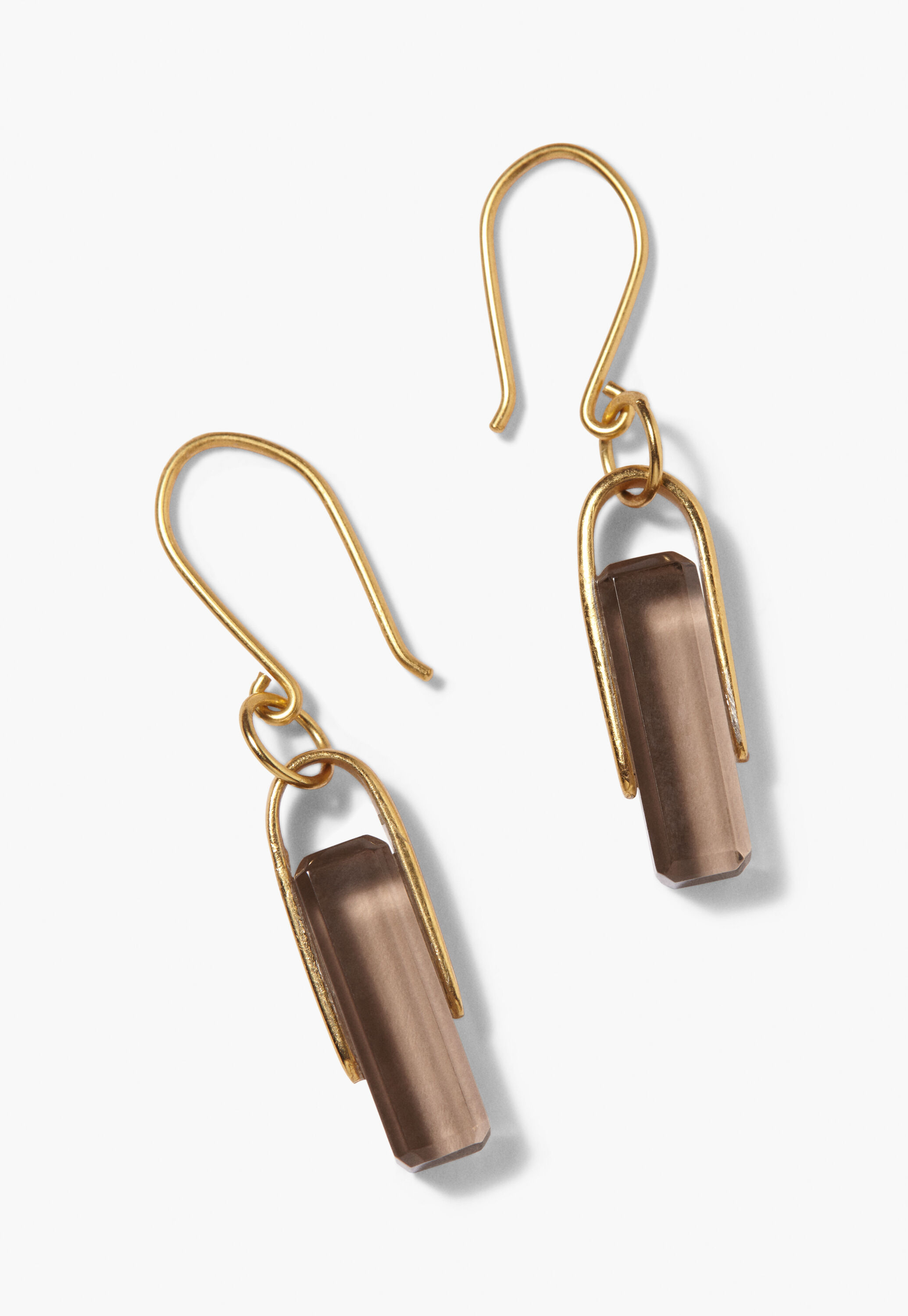 Glass-drop earrings