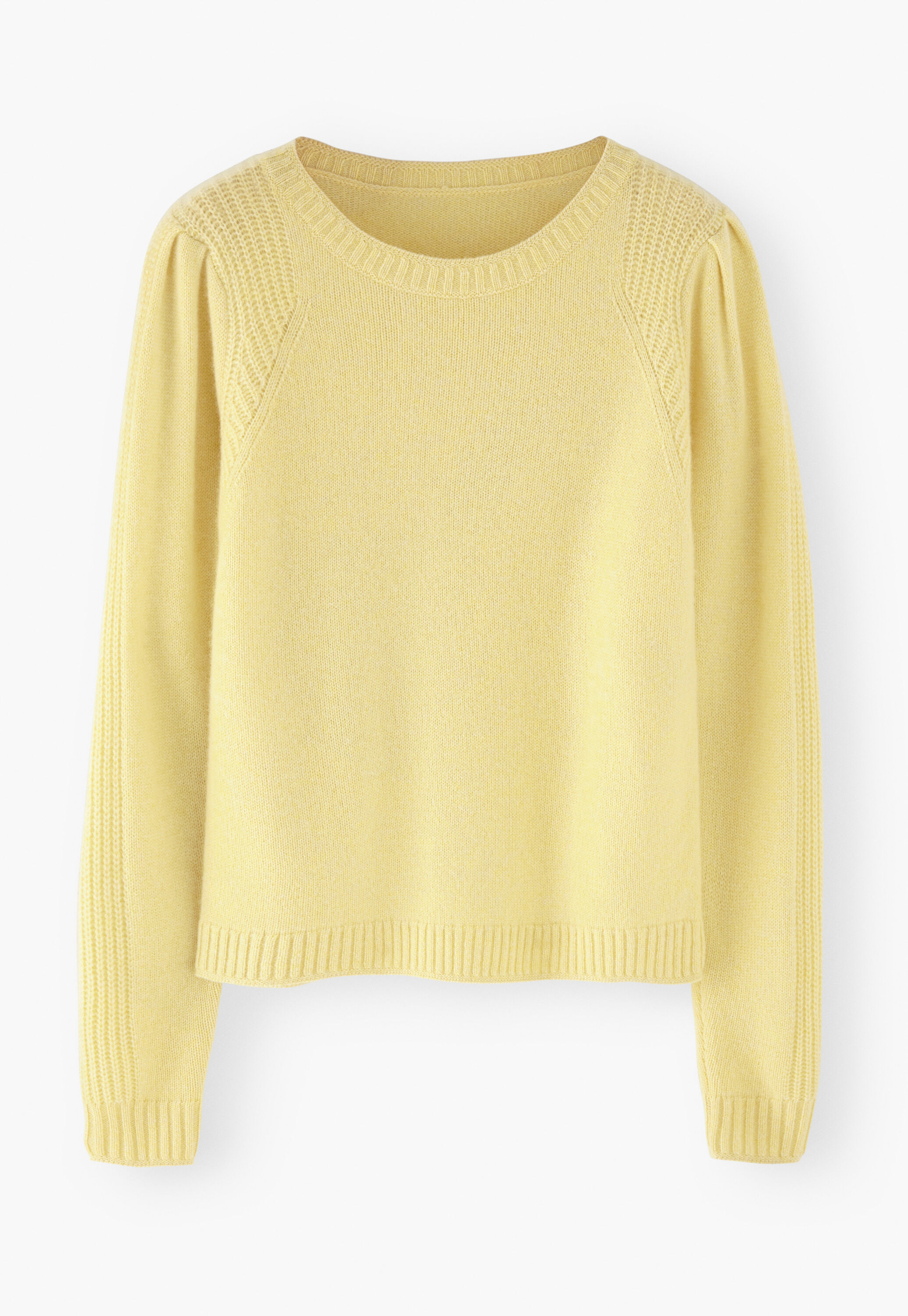 Puff-sleeve sweater