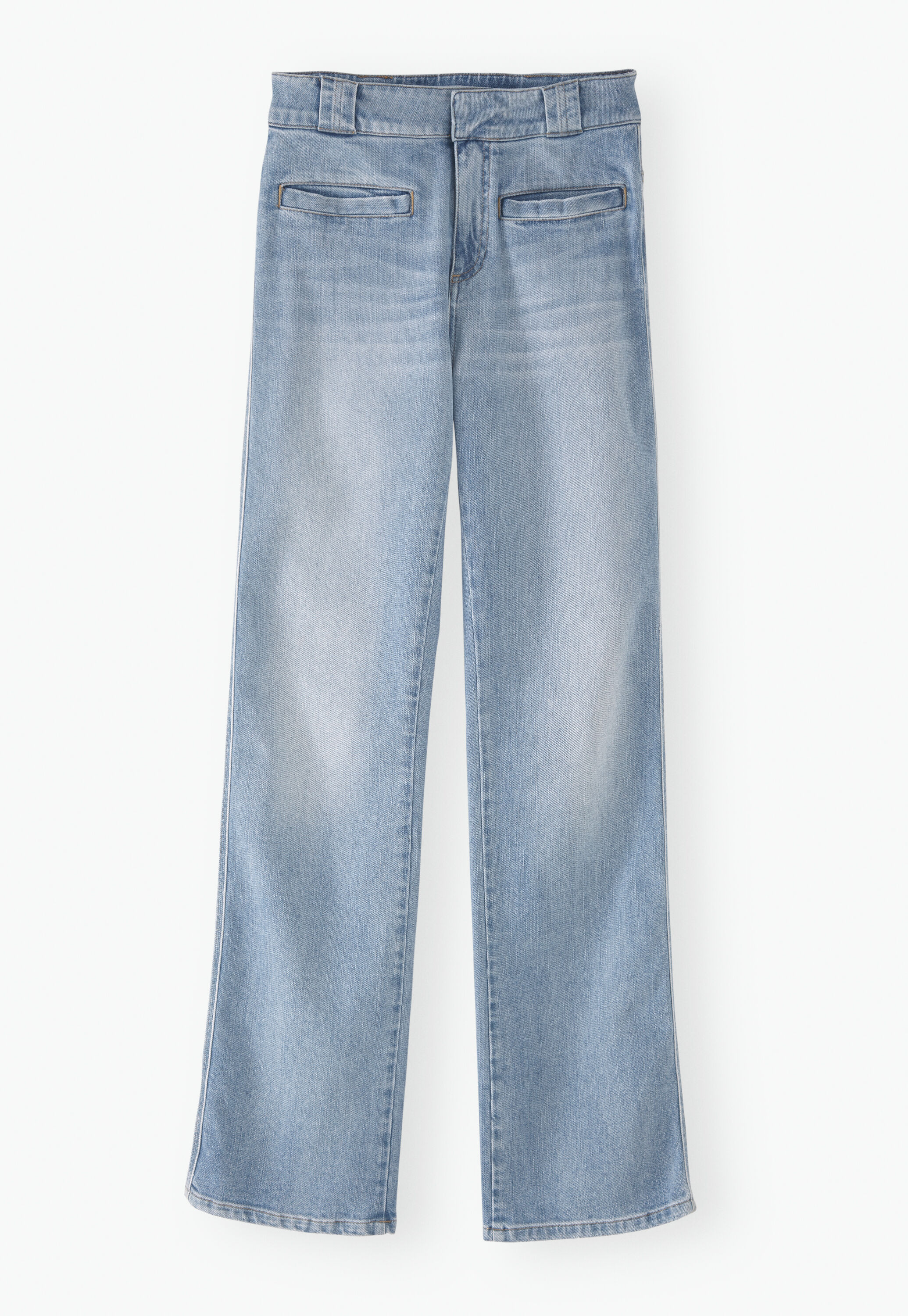 Straight-leg jeans