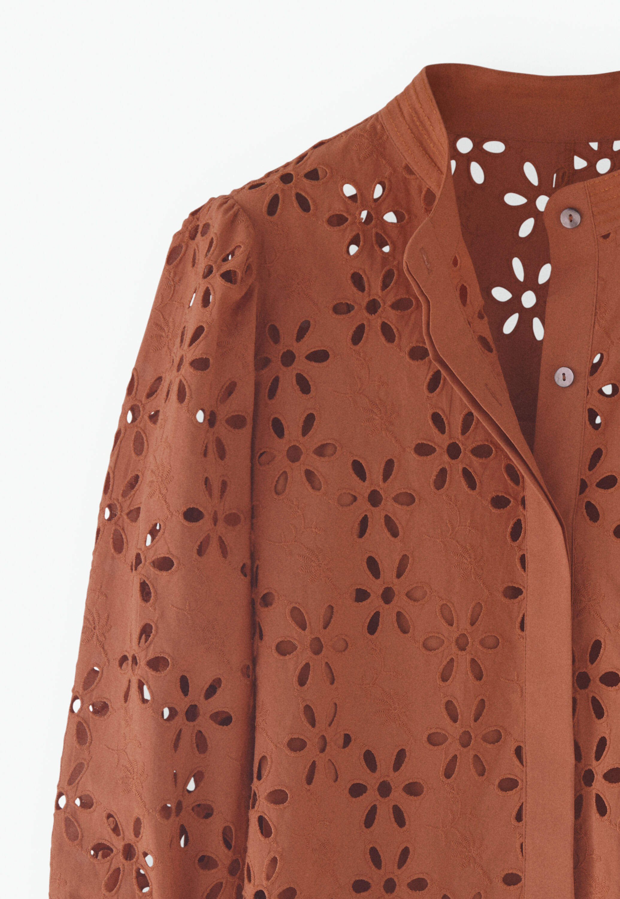 Cutwork blouse