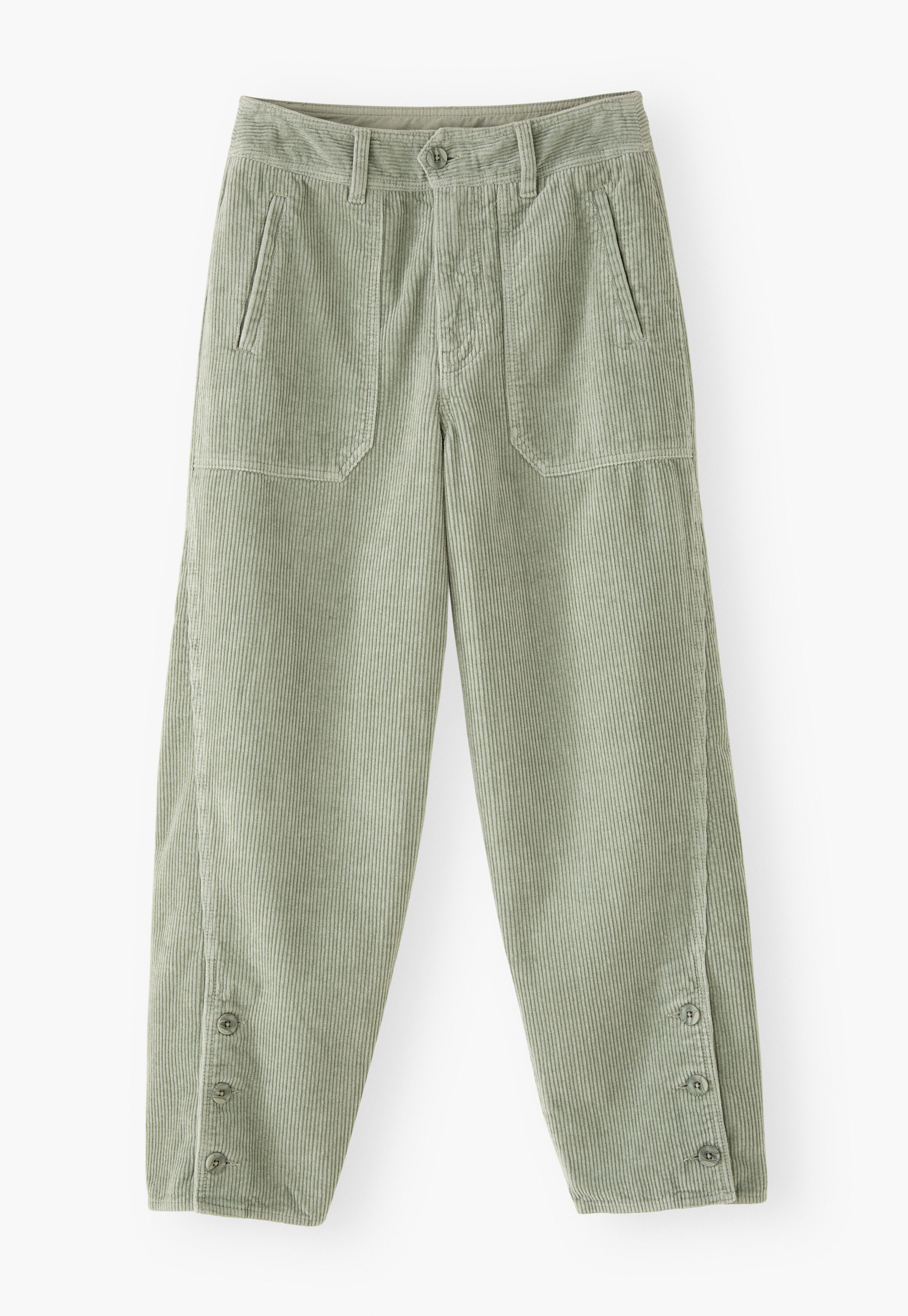 Relaxed carrot-fit cords