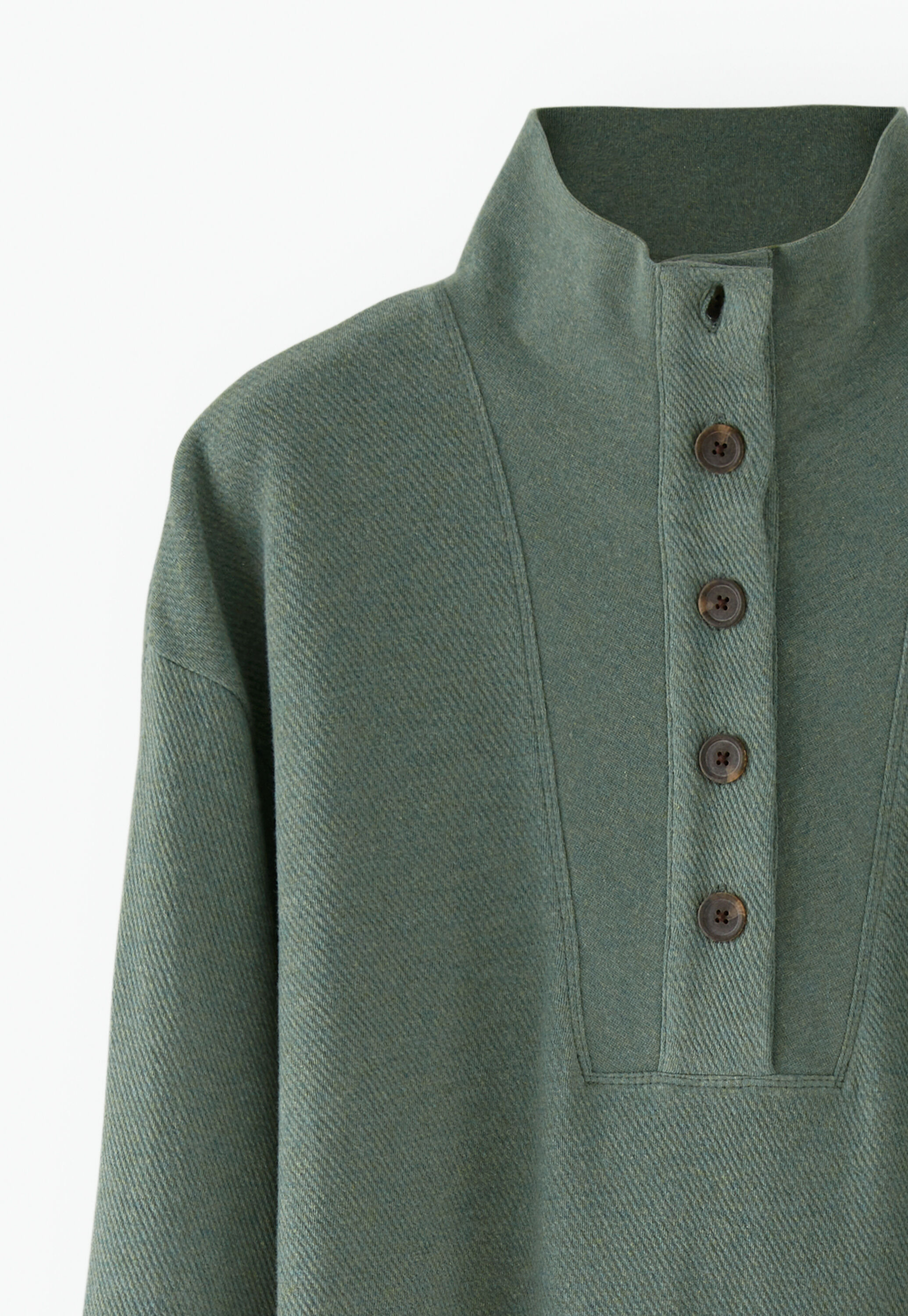 Funnel-neck dress