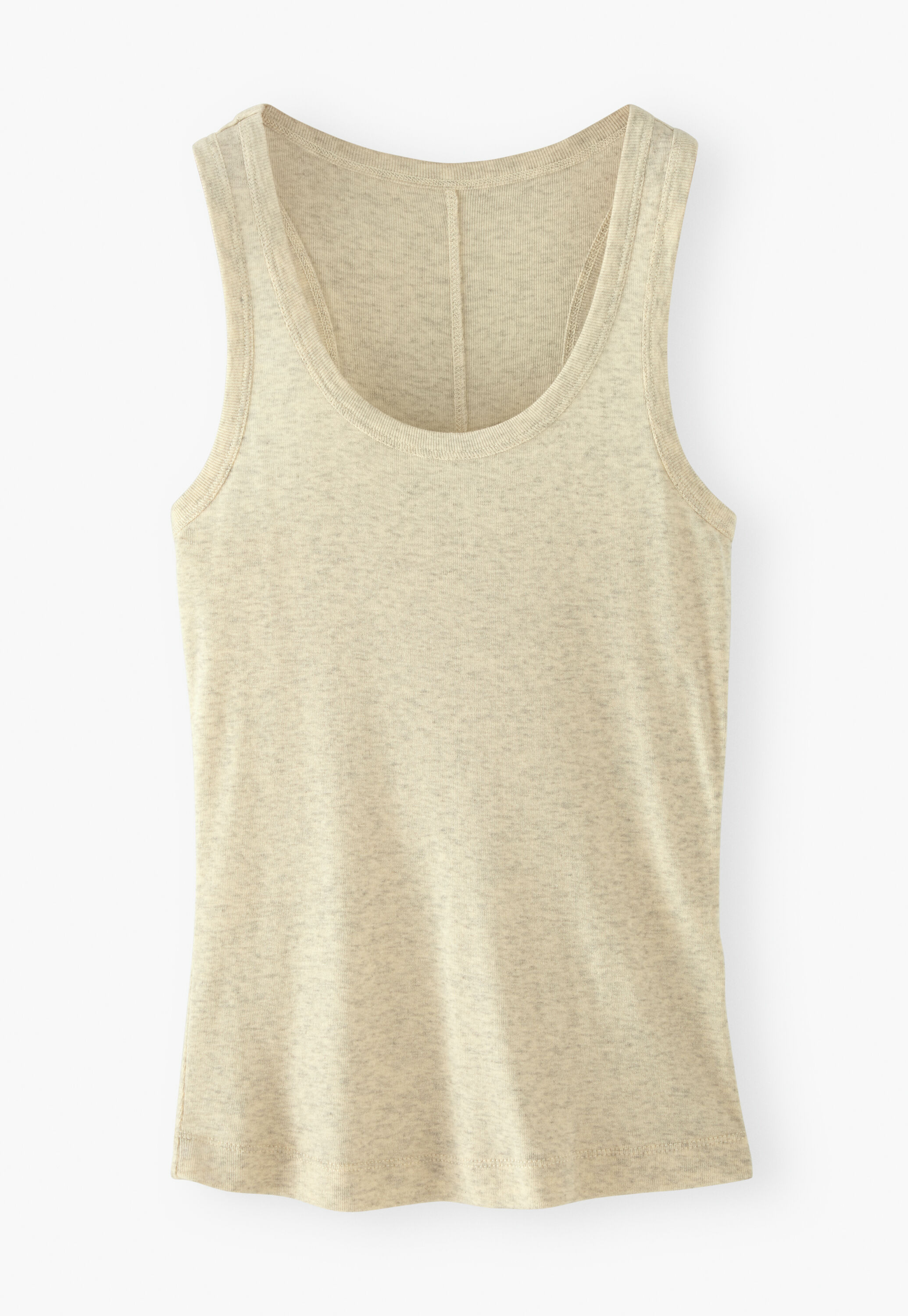 Scoop-neck vest