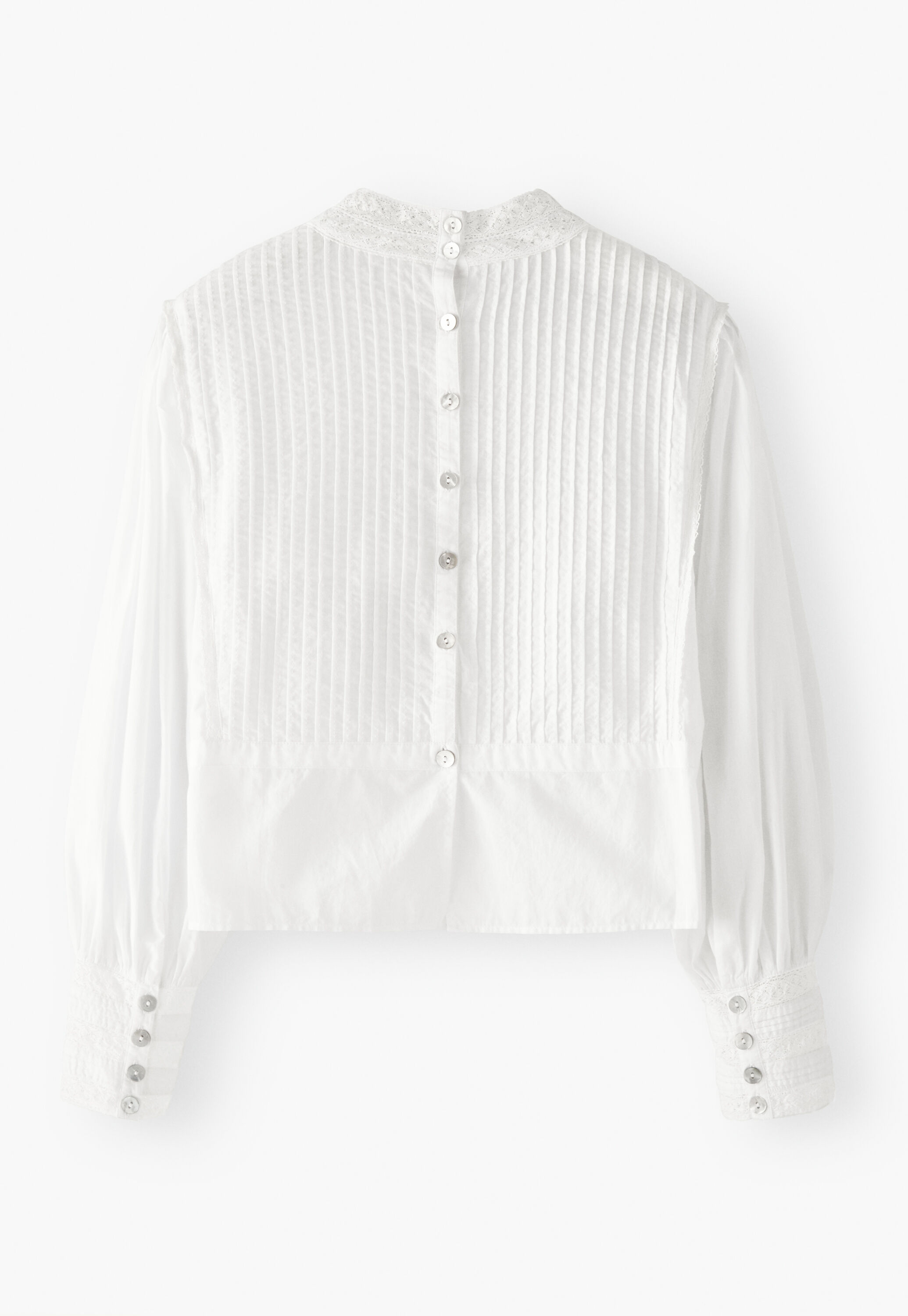 Pintuck blouse