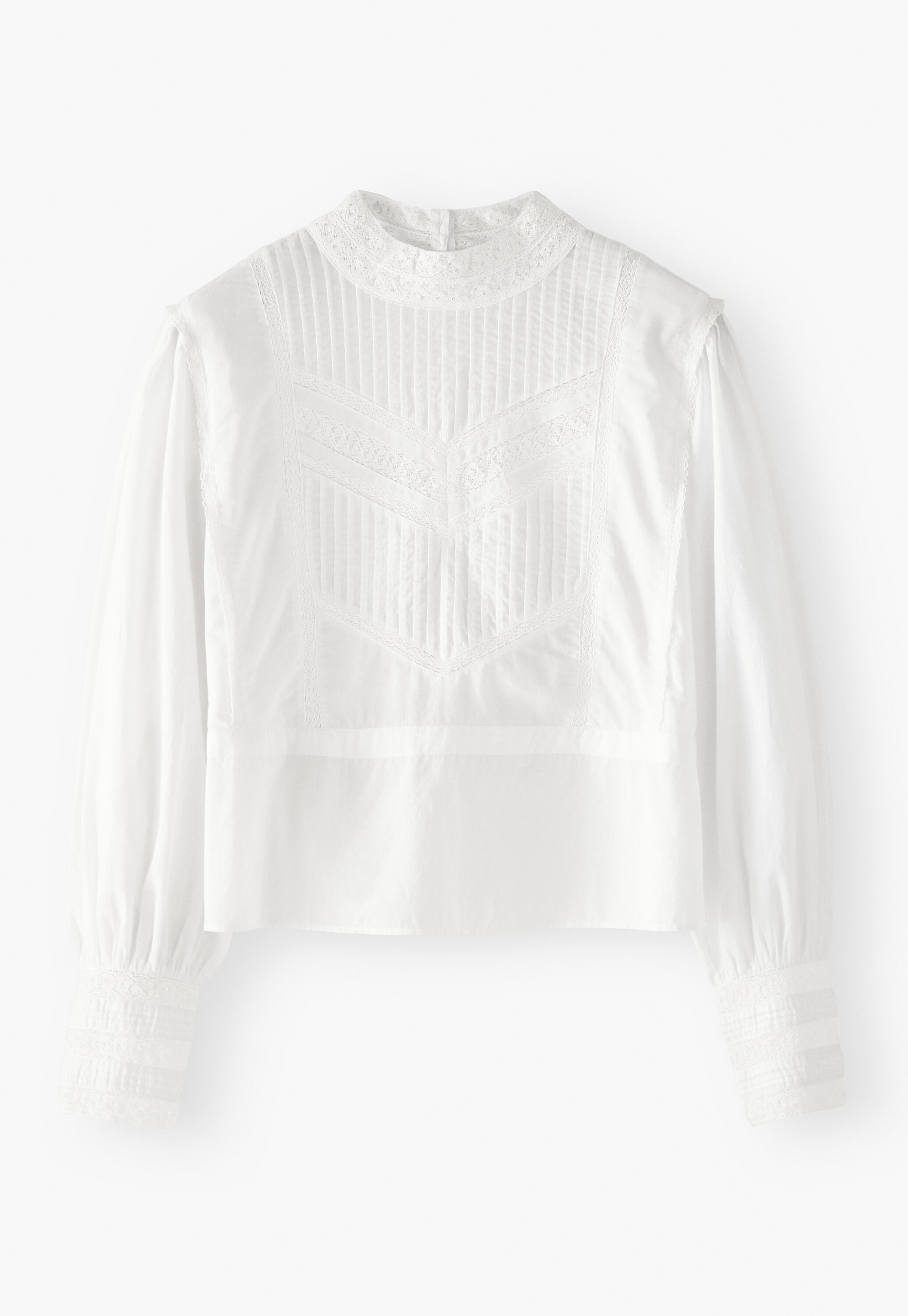 Pintuck blouse