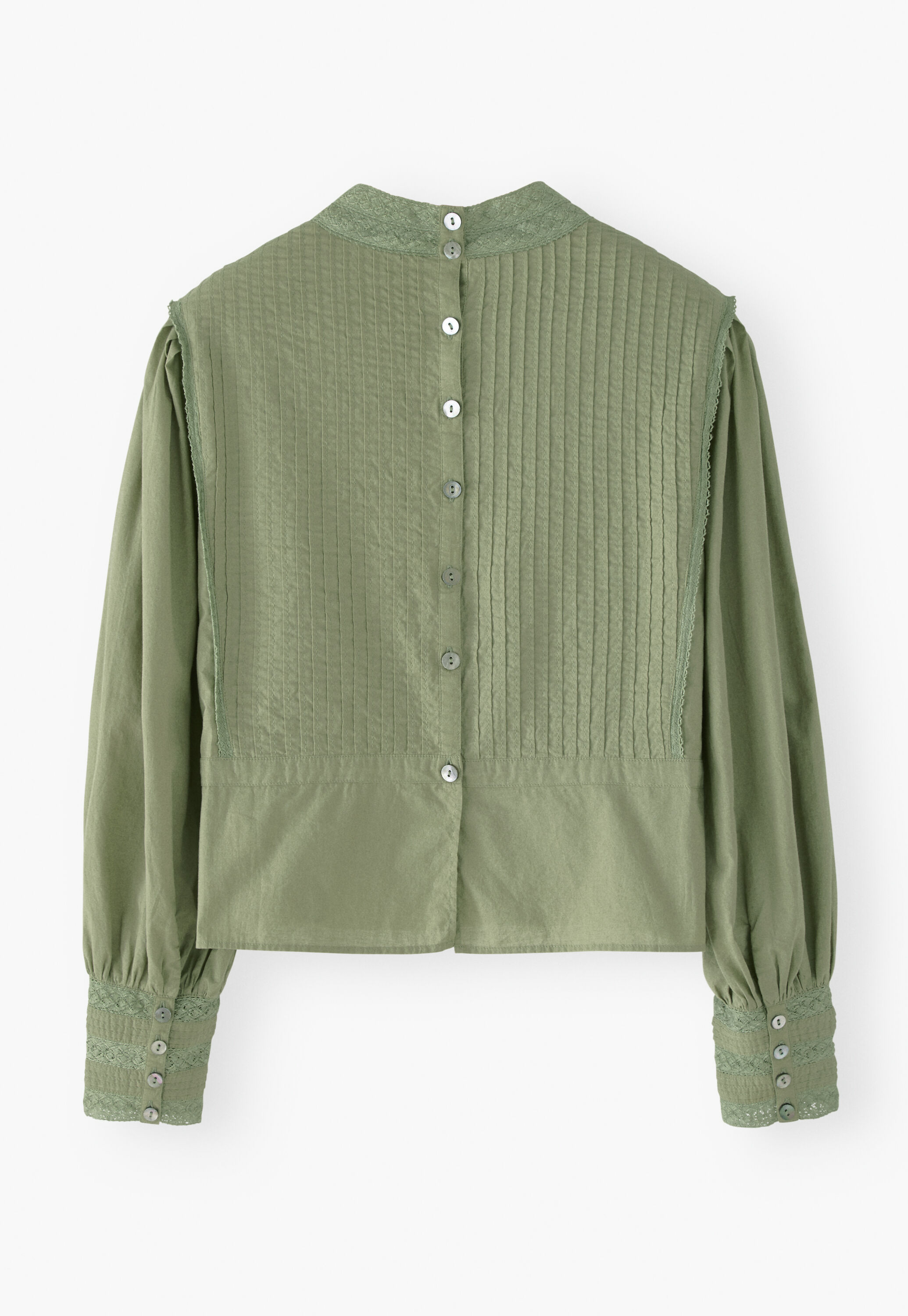 Pintuck blouse