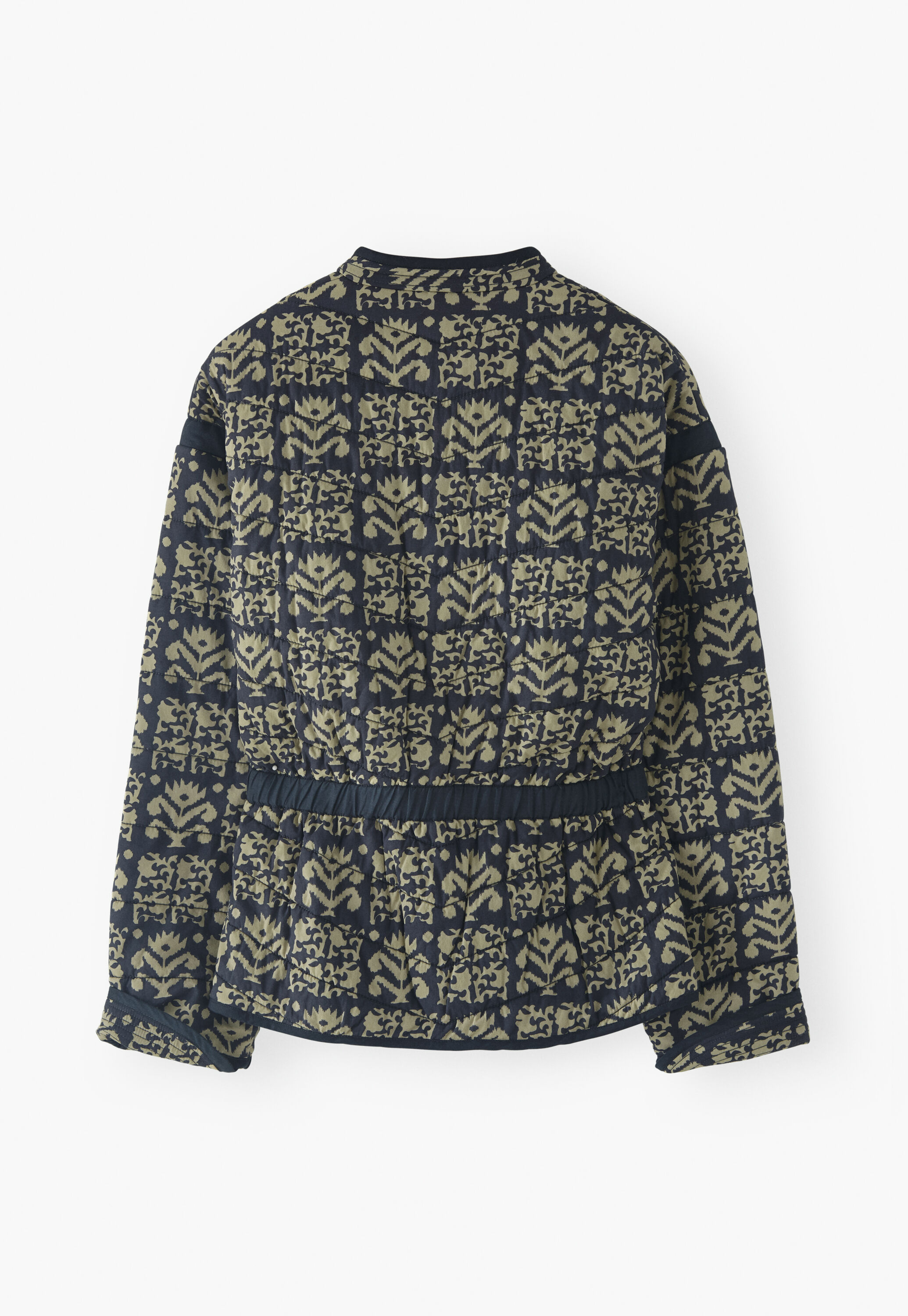 Quilted printed jacket