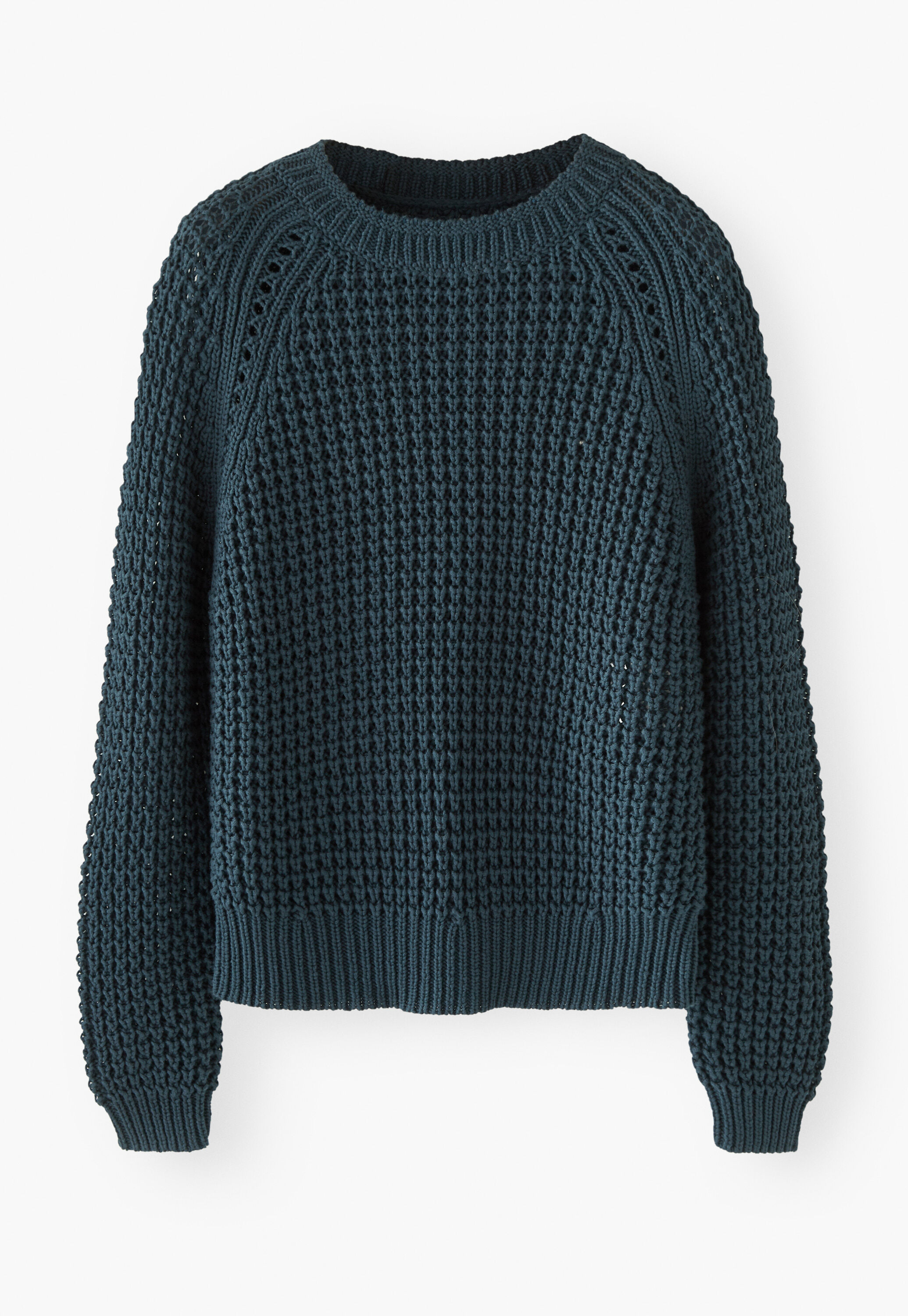 Raglan sweater, Petrol, large