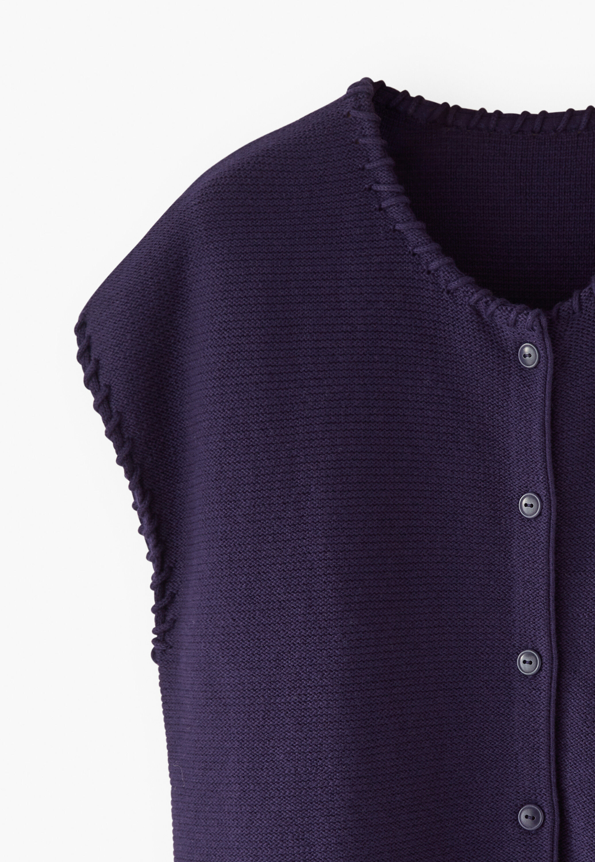 Button-front sweater