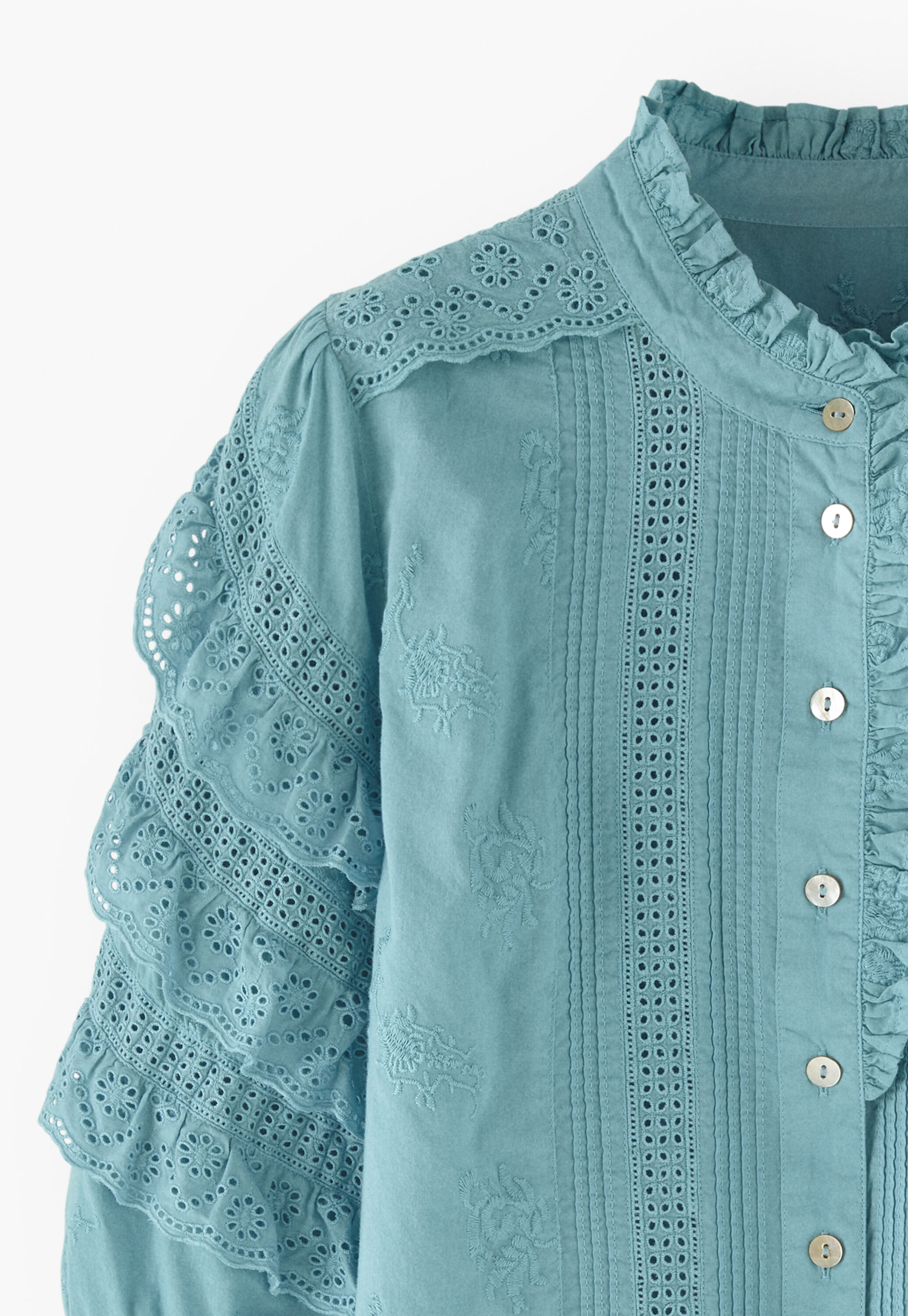Schiffli blouse