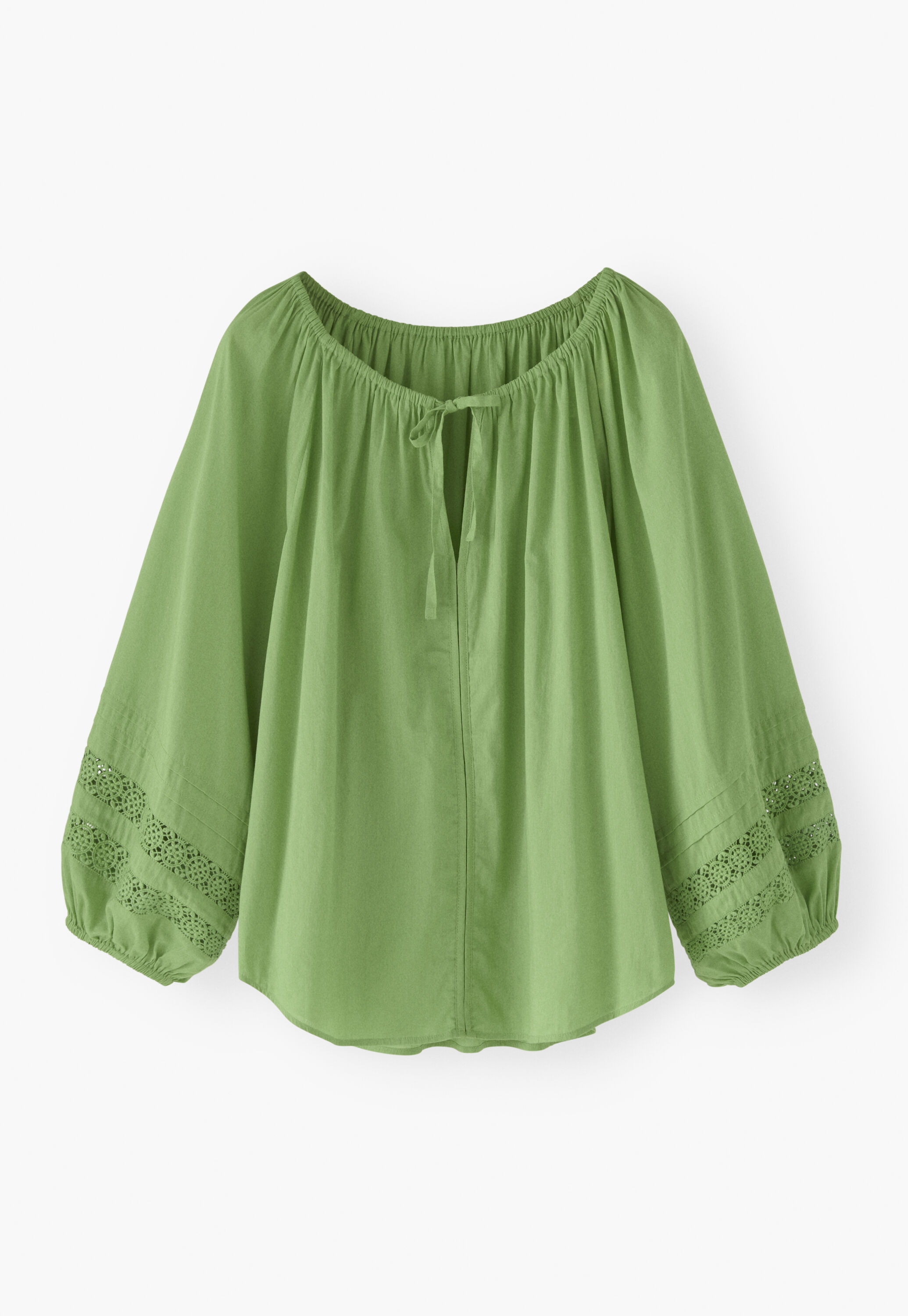 Gathered blouse