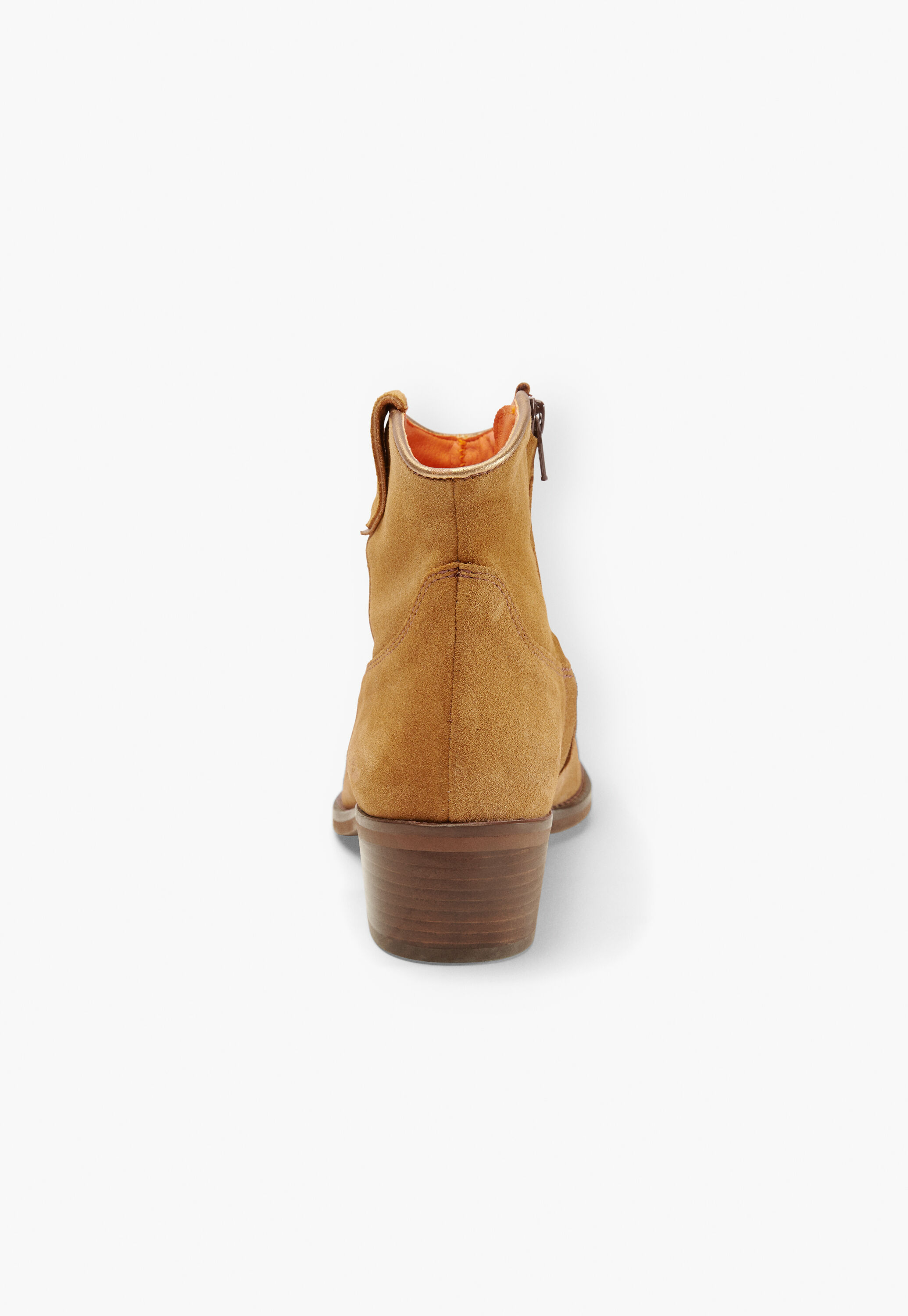 Suede ankle-boots, Tan, large