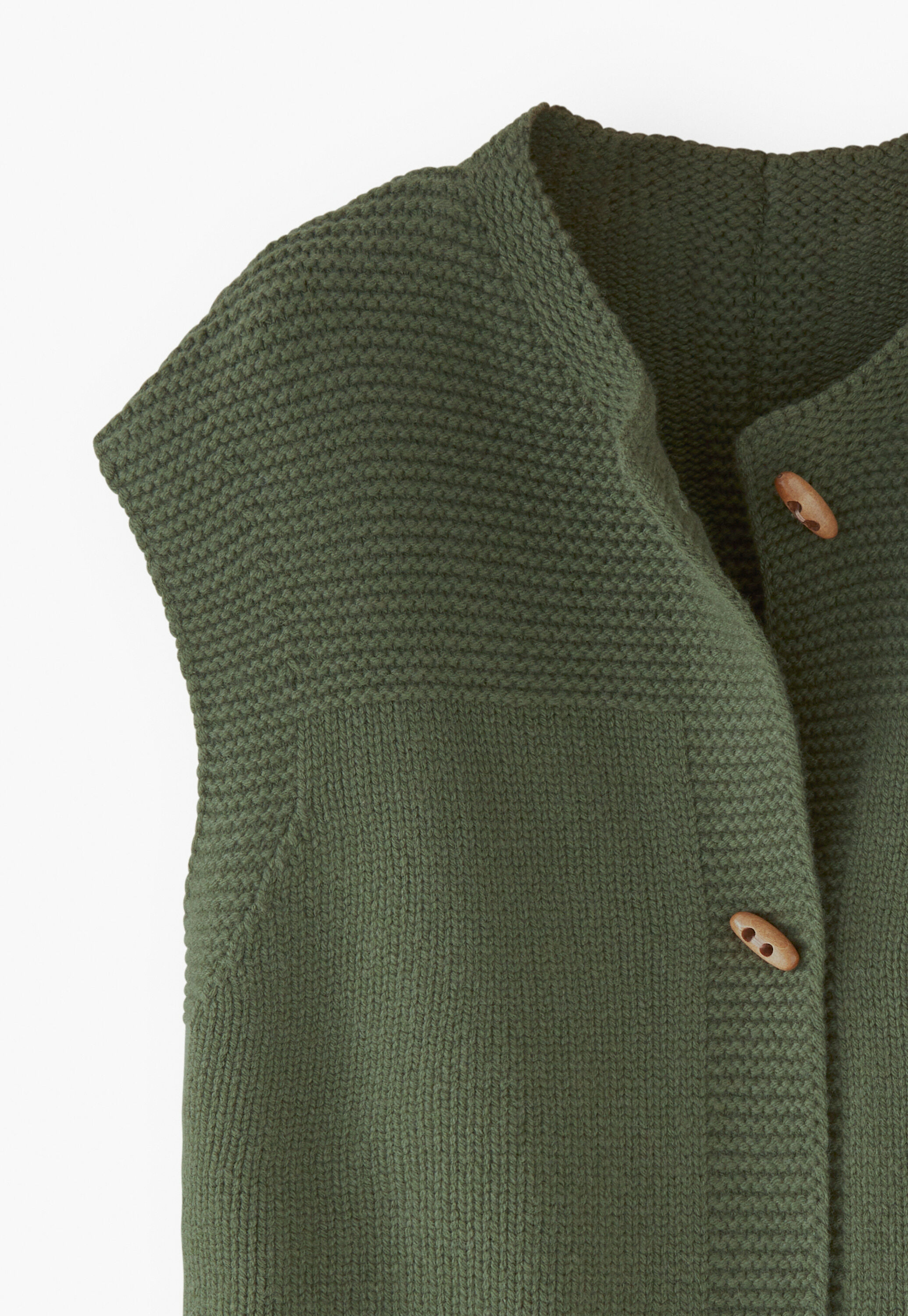 Knitted gilet