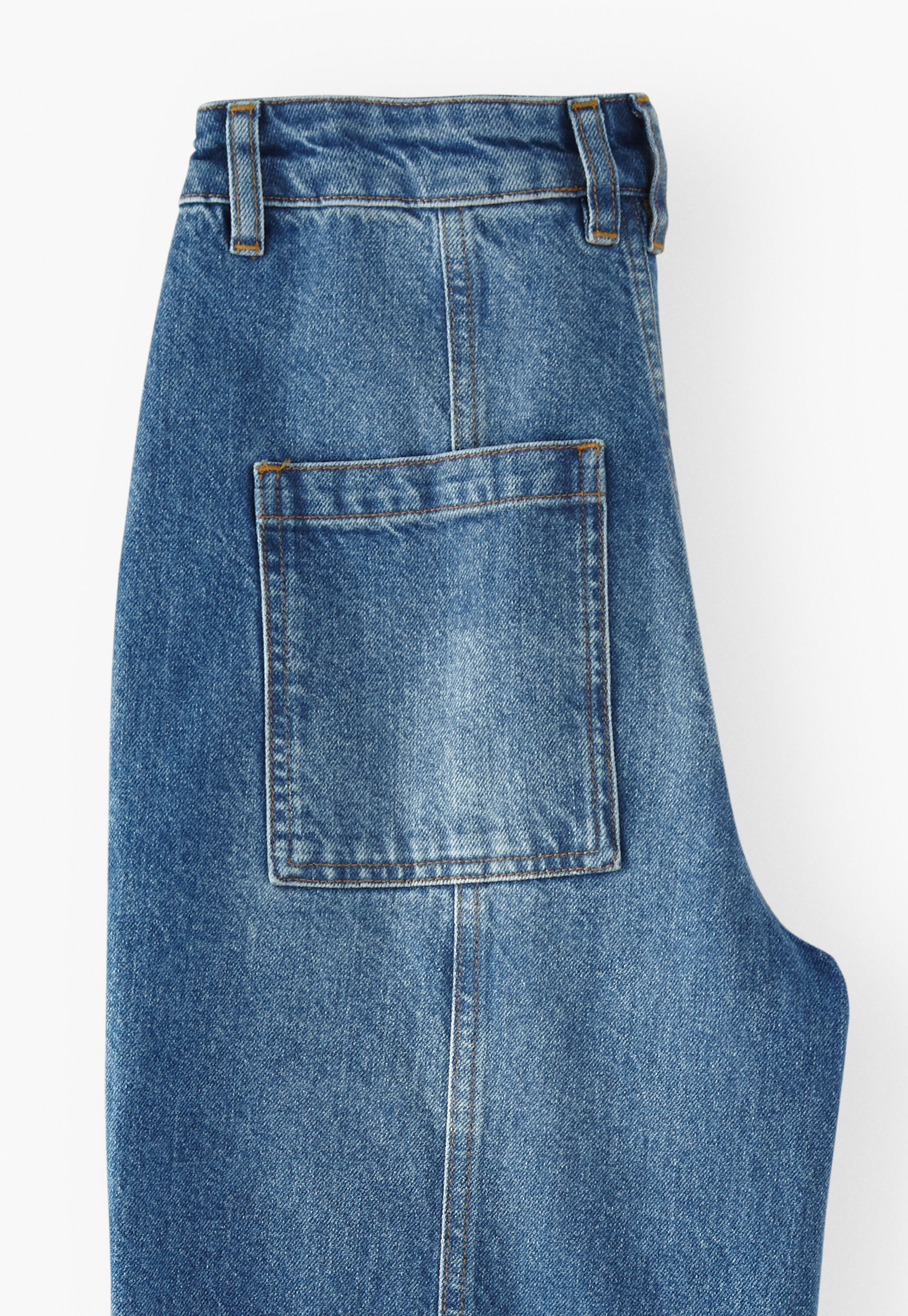 Patchwork horseshoe jeans