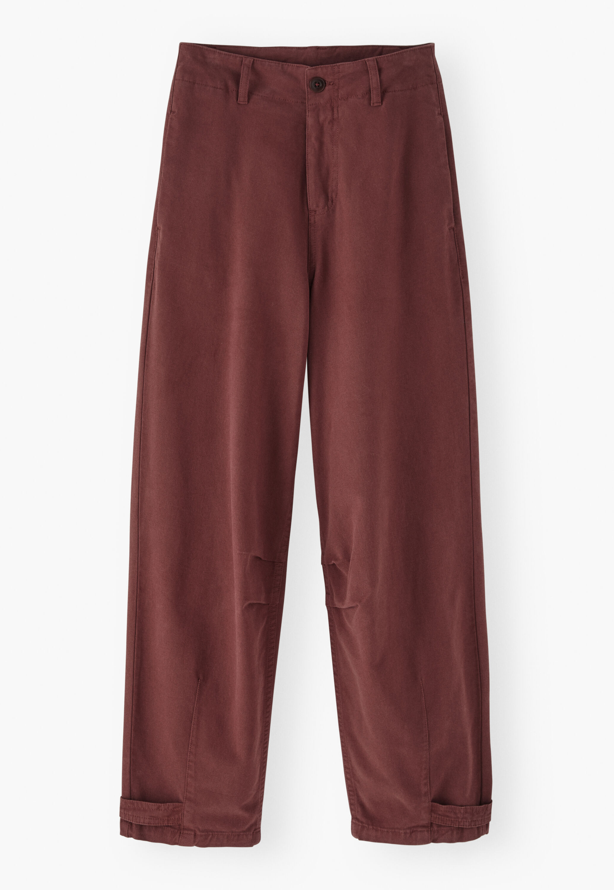 Adjustable-hem trousers