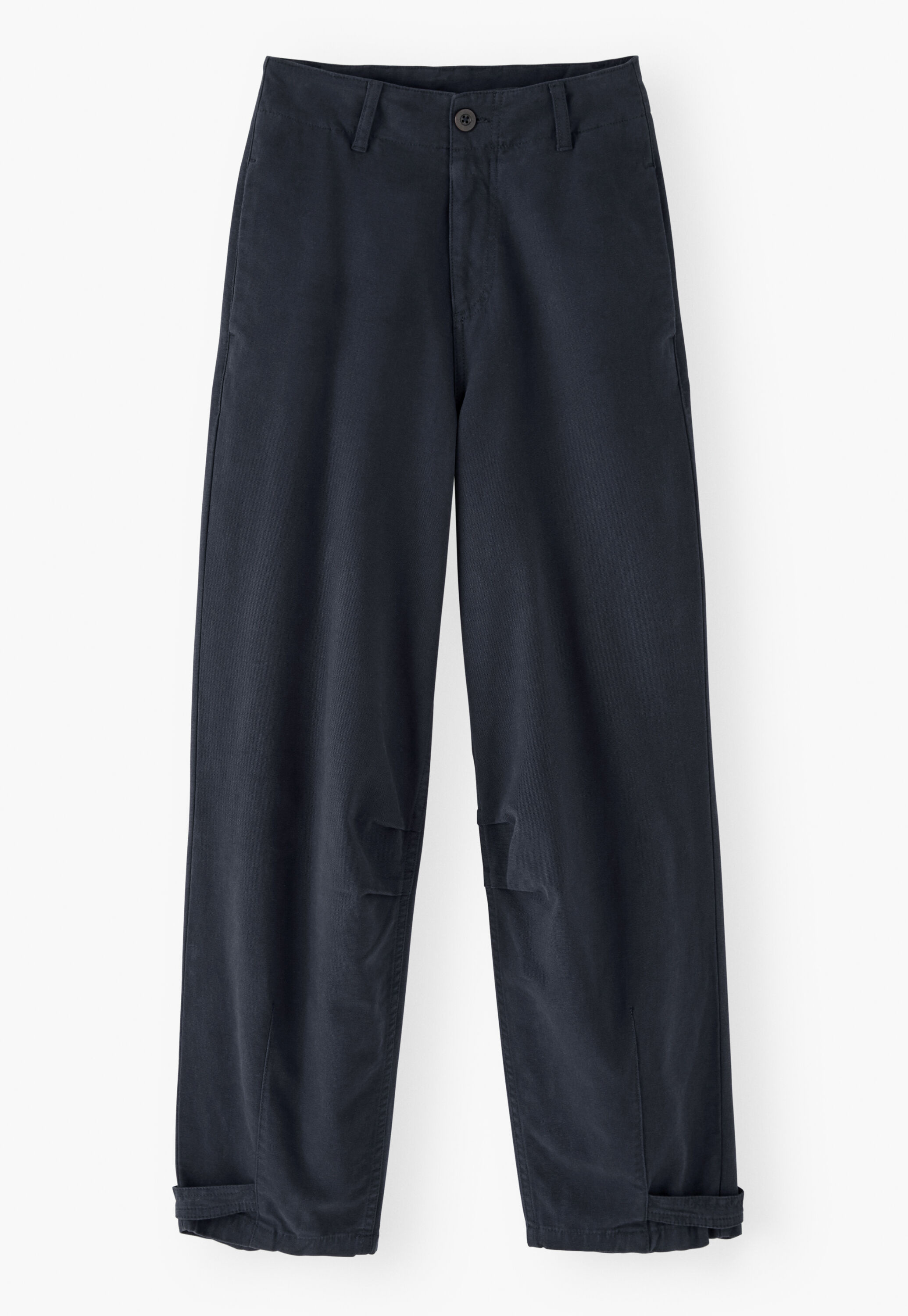 Adjustable-hem trousers