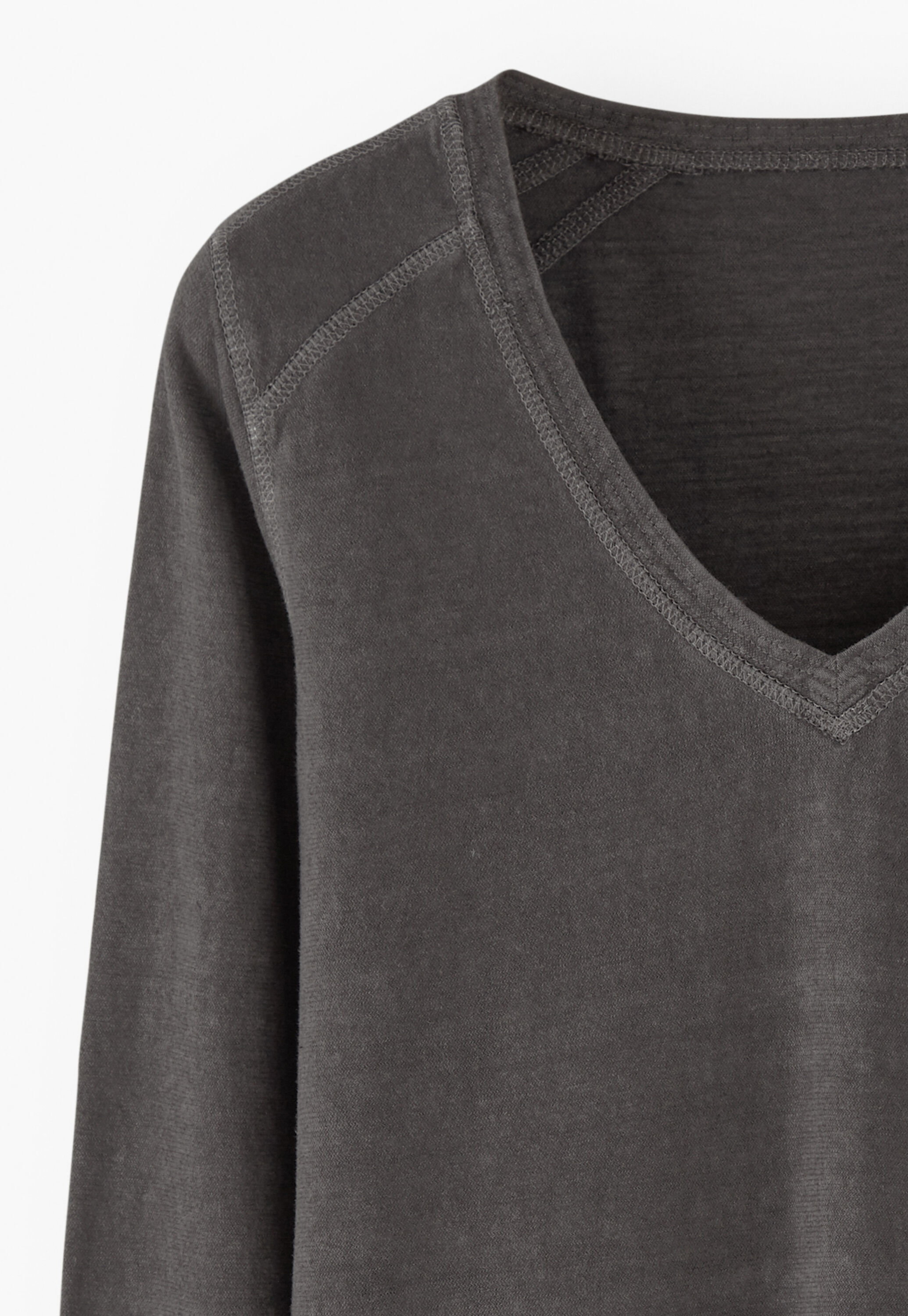 V-neck top
