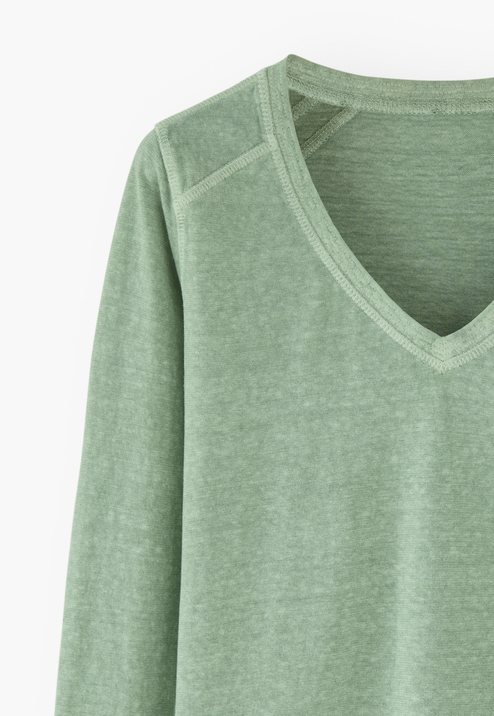 V-neck top
