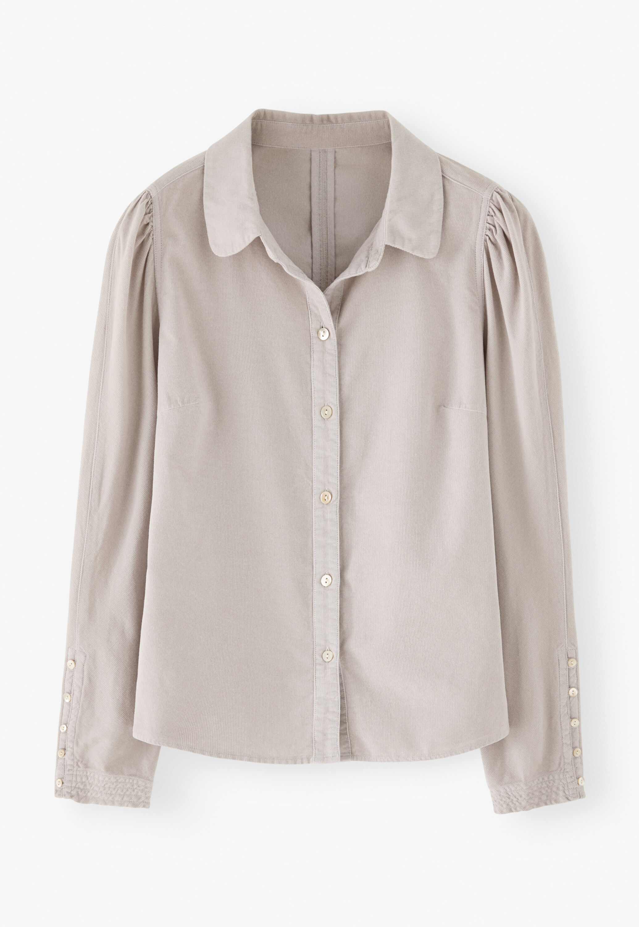 Button-through cord blouse