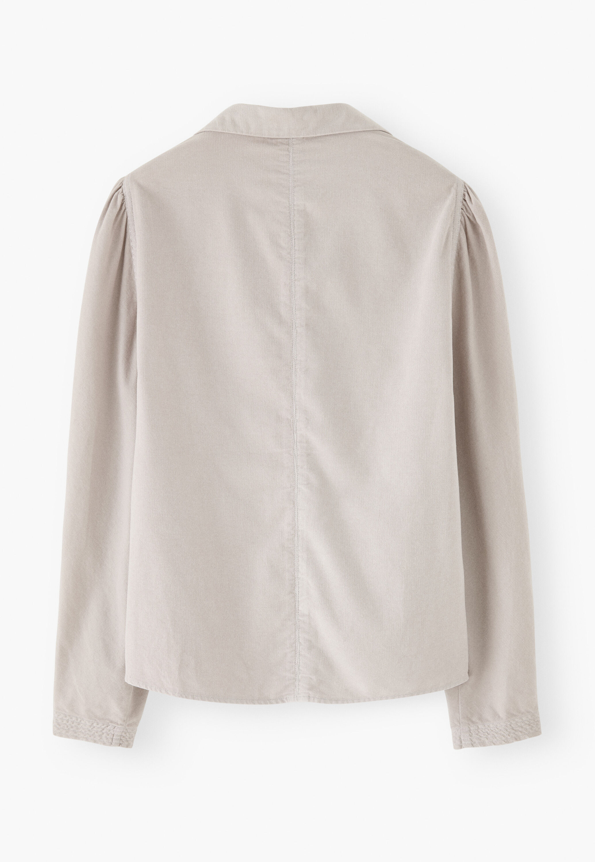Button-through cord blouse