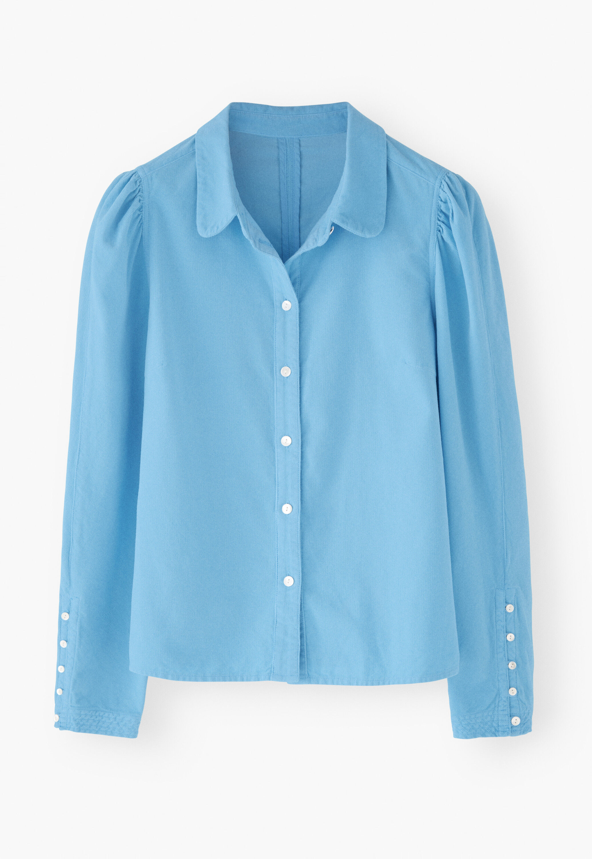 Button-through cord blouse