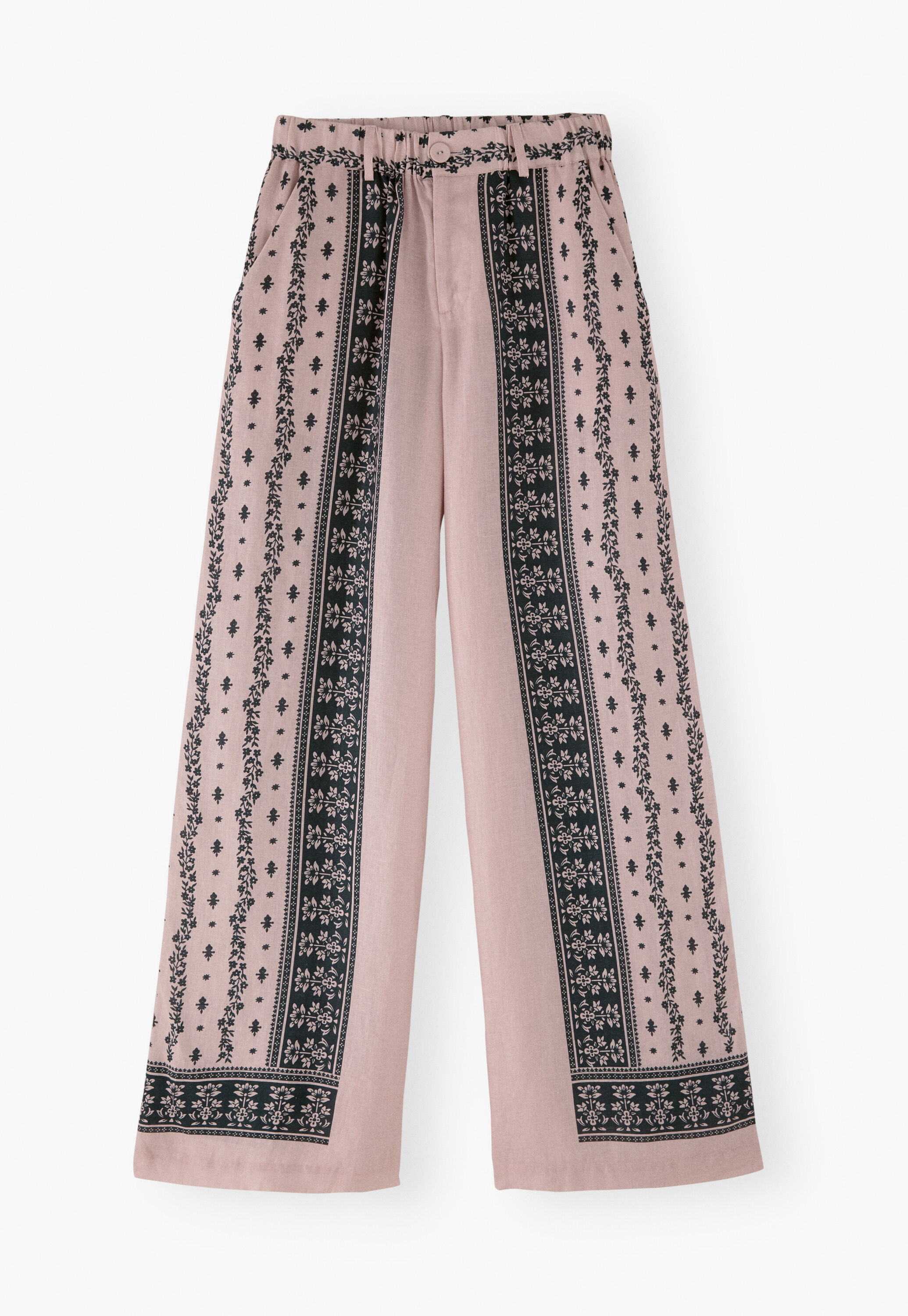 Printed trousers