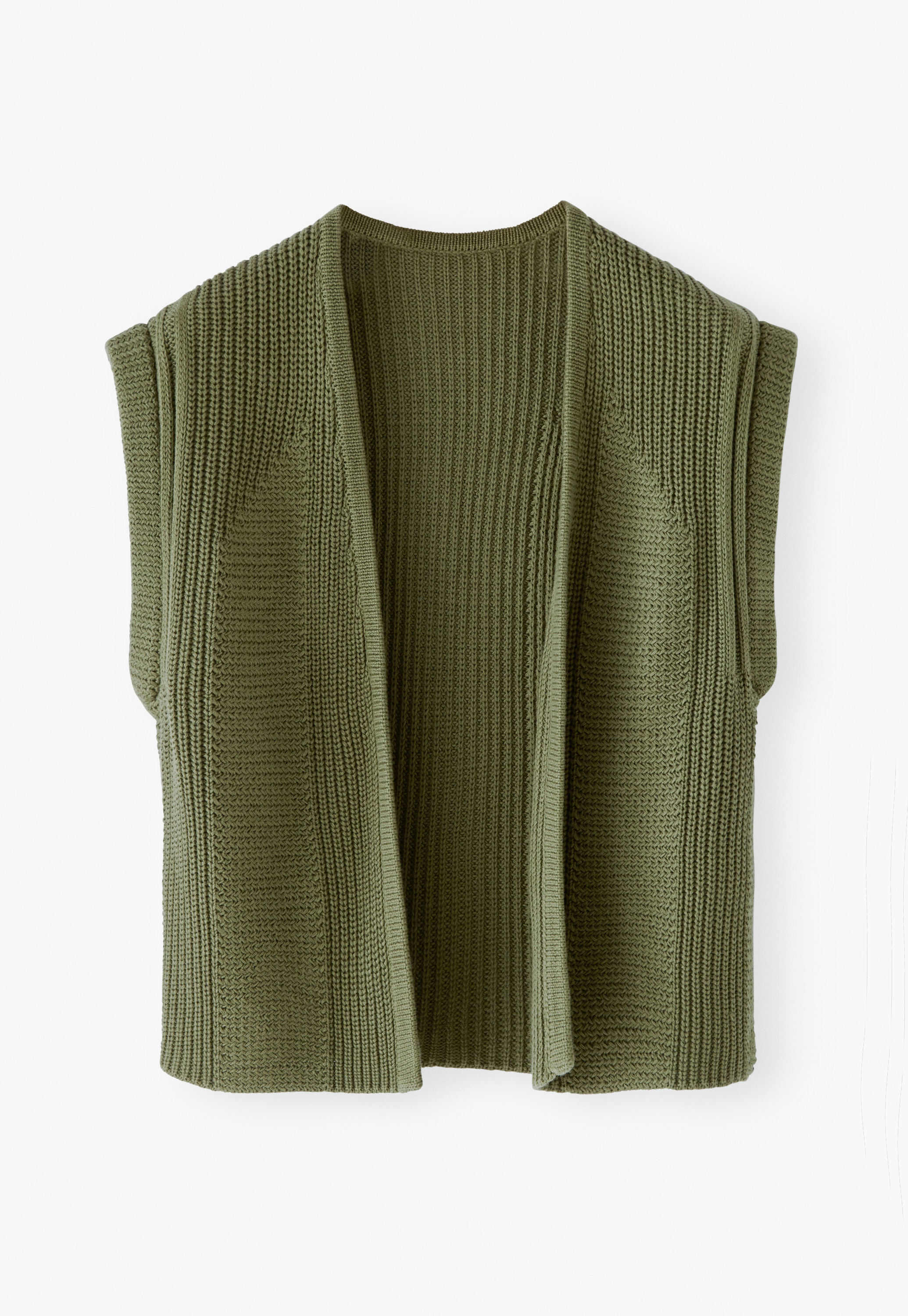 Knitted gilet