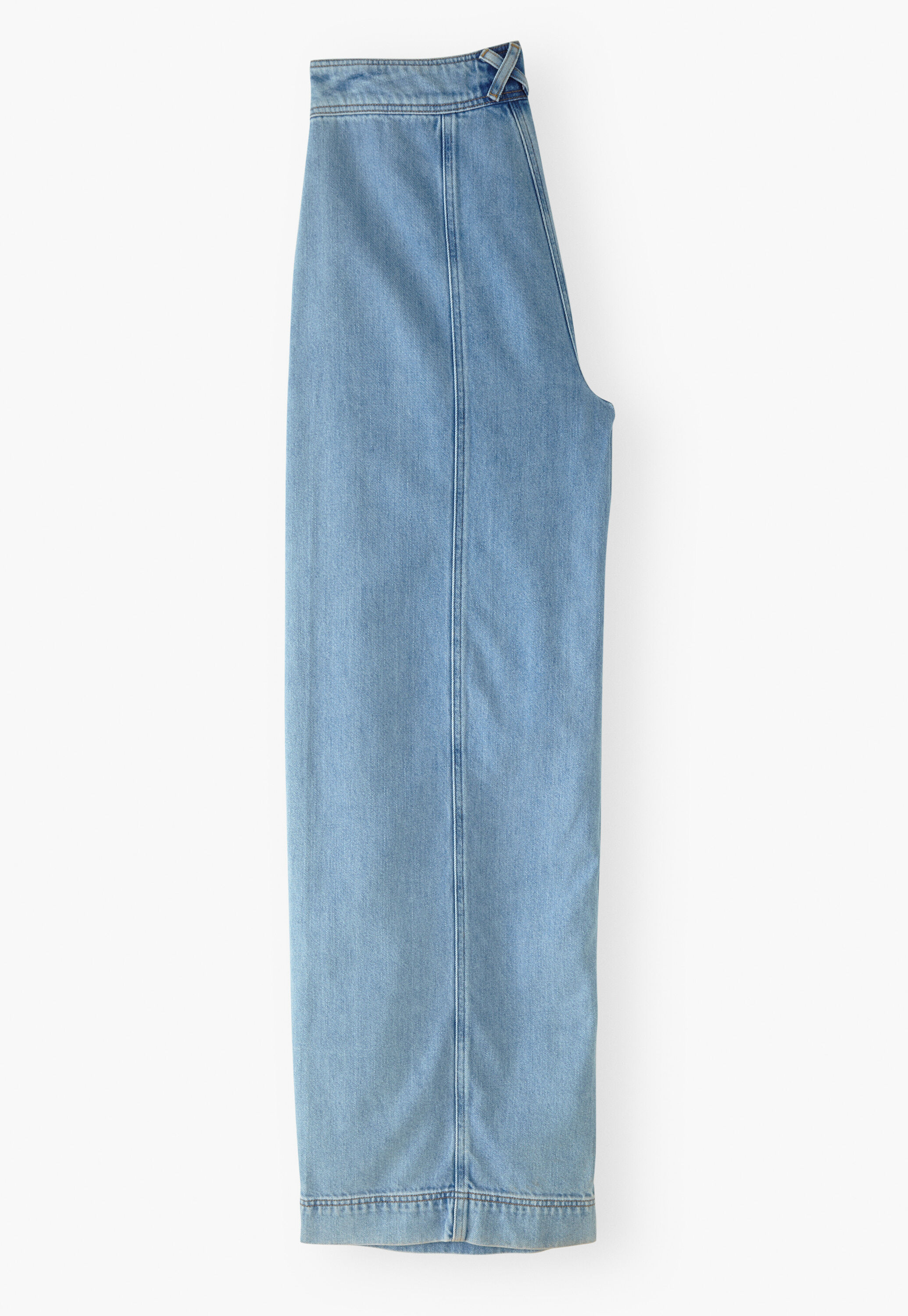 Drapey wide-leg jeans