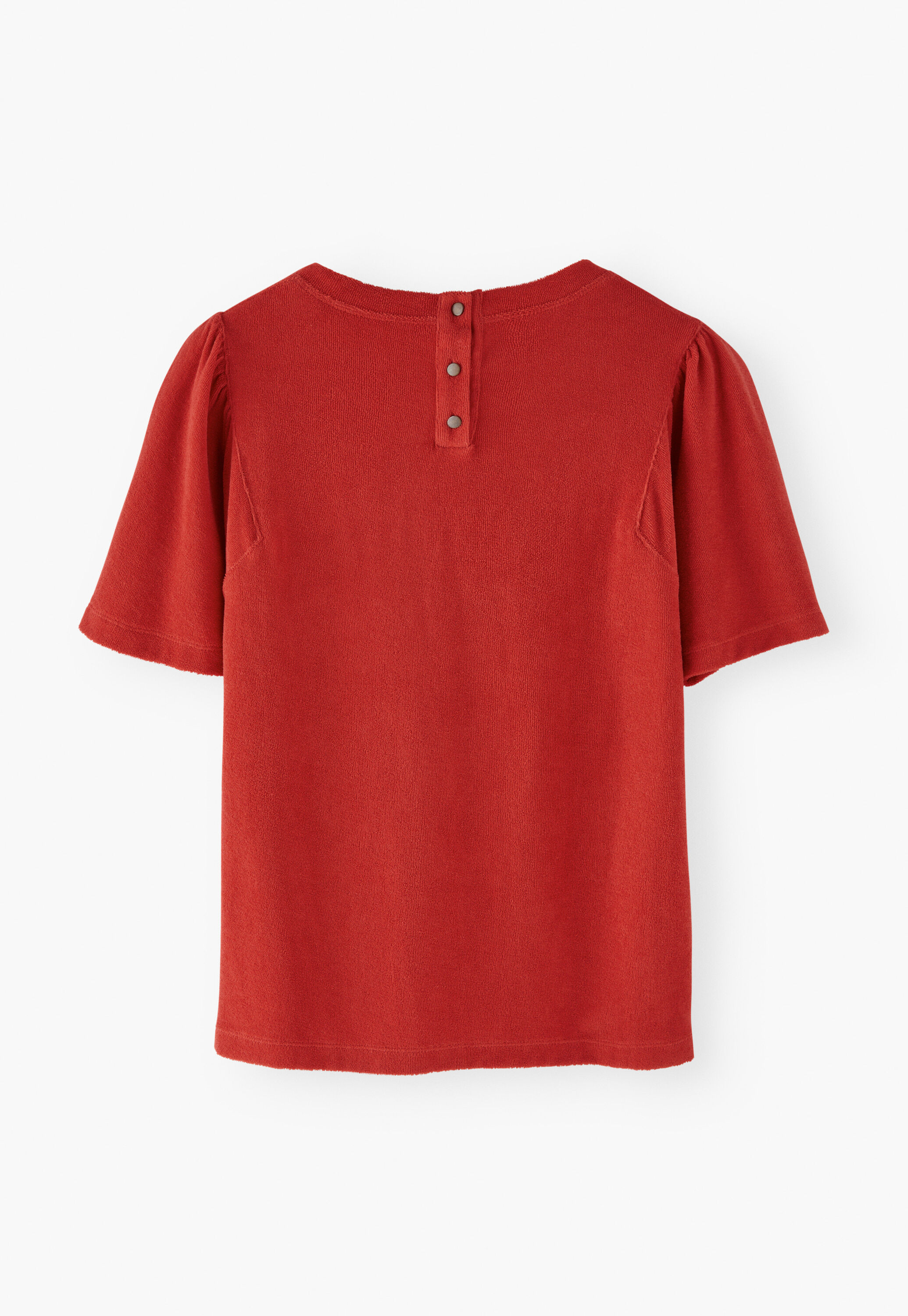 Towelling top, Crimson, large