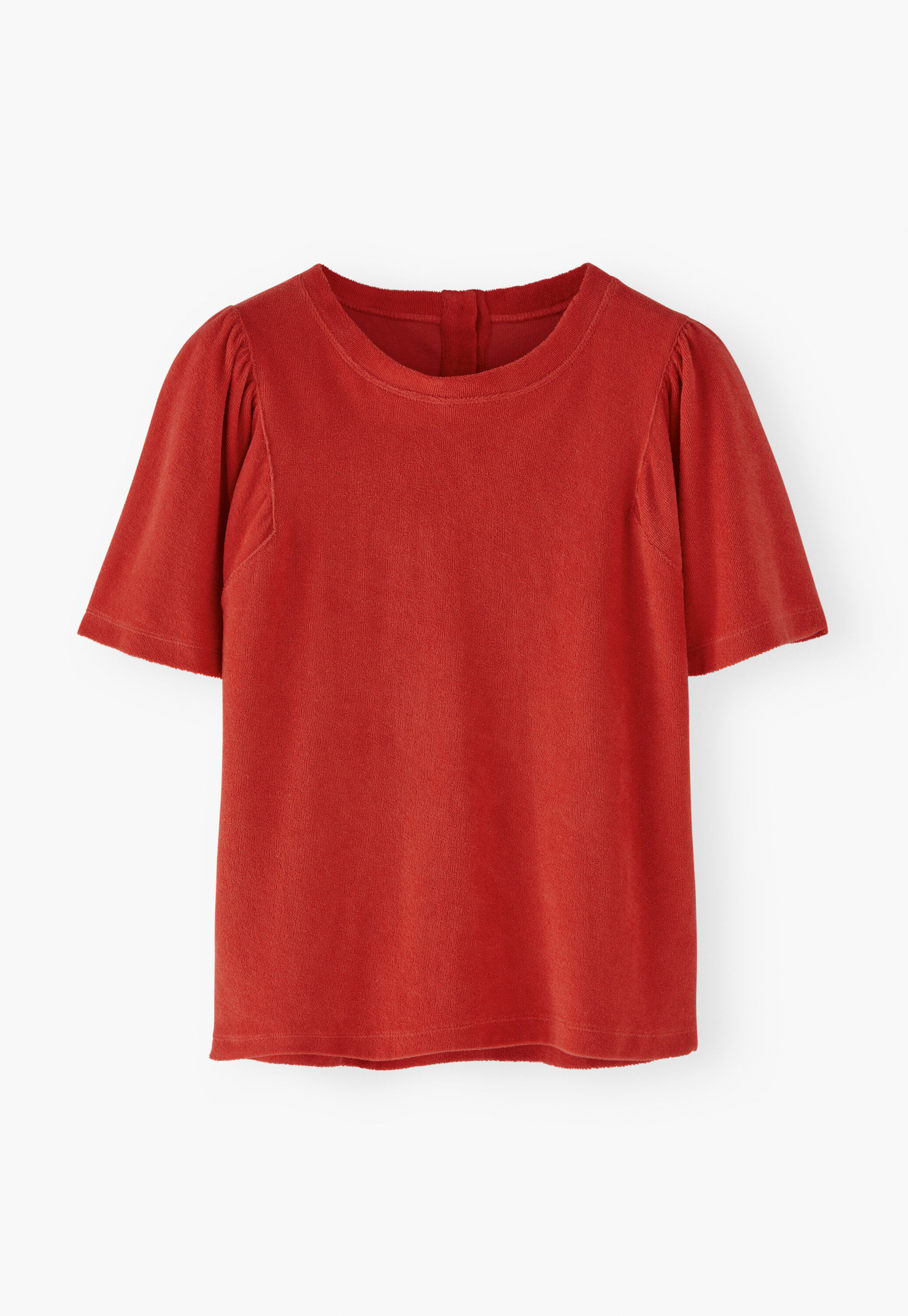 Towelling top, Crimson, large