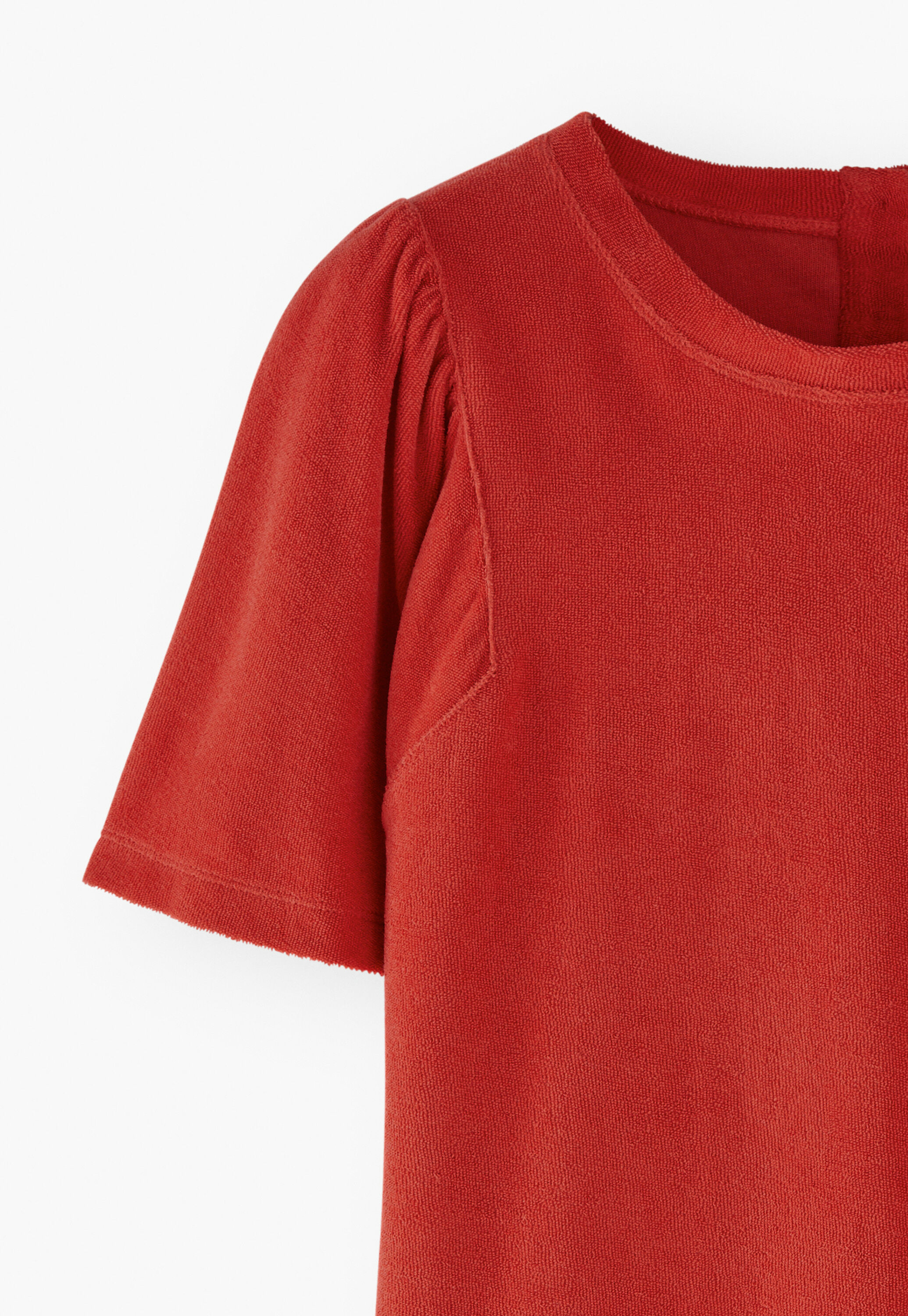 Towelling top, Crimson, large